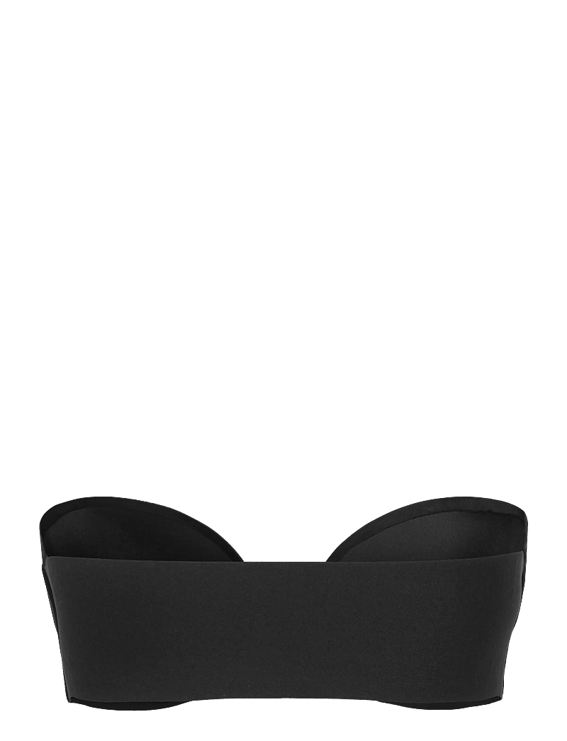 Calvin Klein - FRONT CLASP PU STRAPLESS - stropløse bh'er - black - 1