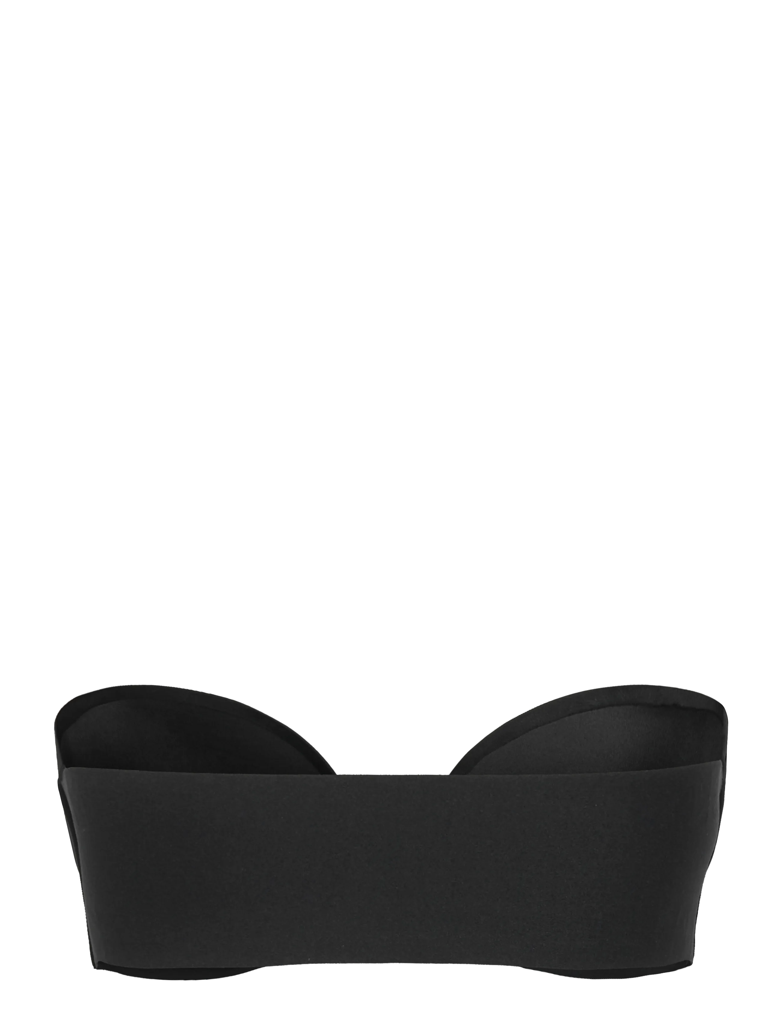 Calvin Klein - FRONT CLASP PU STRAPLESS - axelbandslösa bh:ar - black - 1