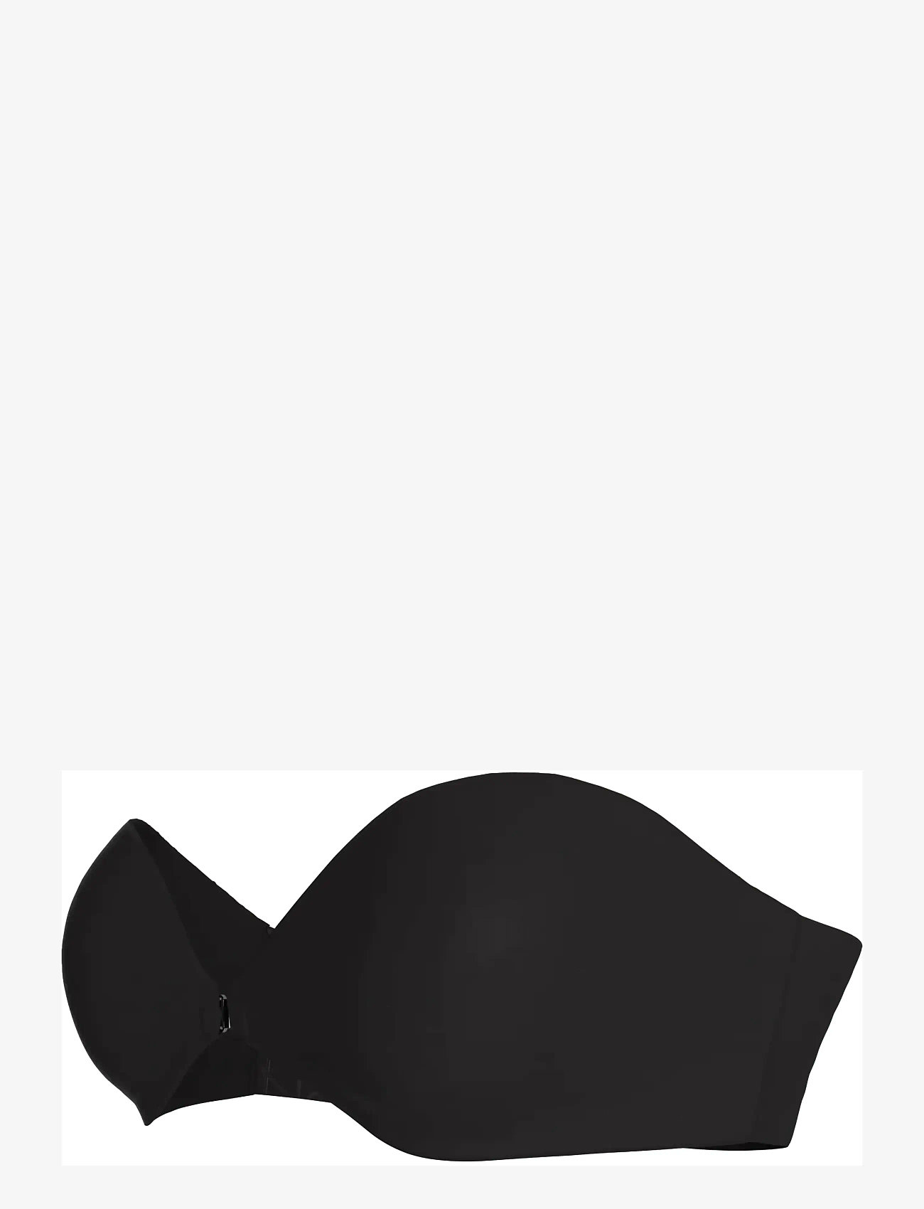 Calvin Klein - FRONT CLASP PU STRAPLESS - stropløse bh'er - black - 3