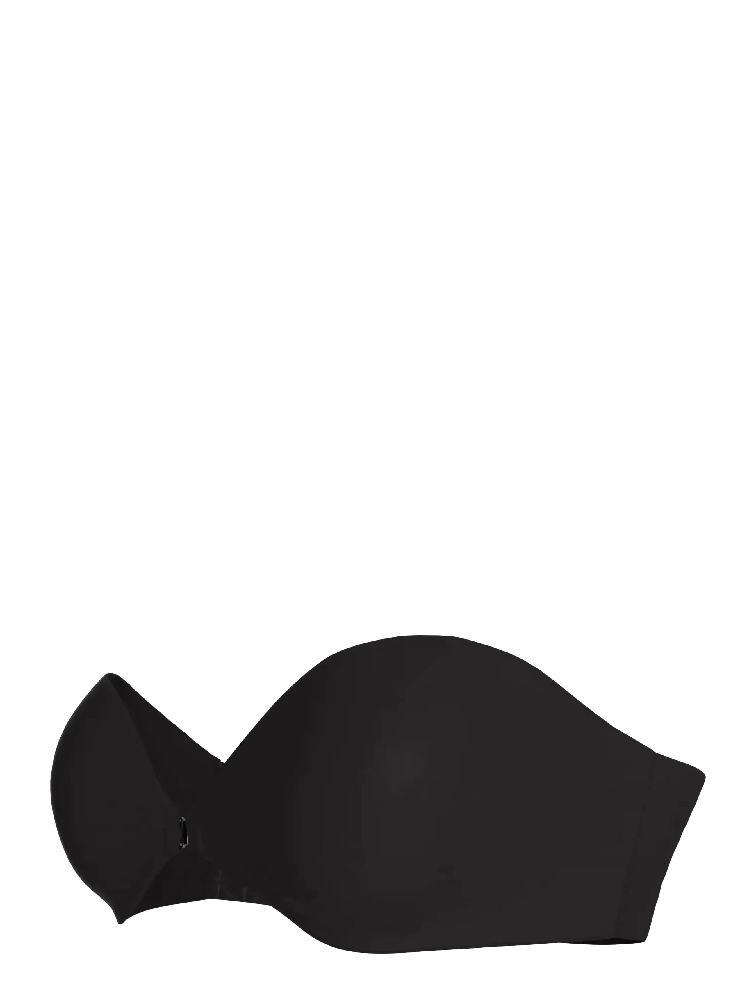 Calvin Klein - FRONT CLASP PU STRAPLESS - axelbandslösa bh:ar - black - 3