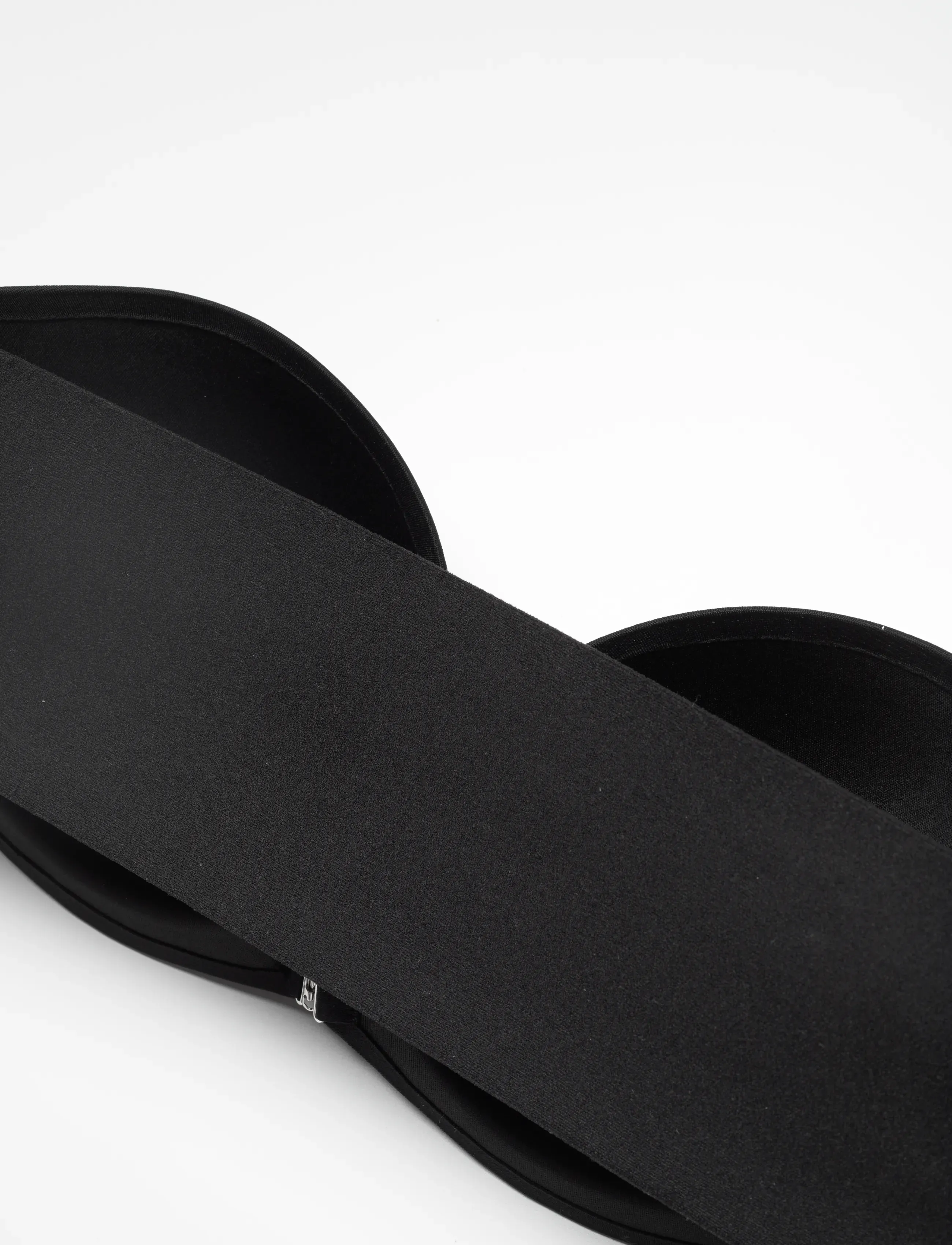 Calvin Klein - FRONT CLASP PU STRAPLESS - axelbandslösa bh:ar - black - 5