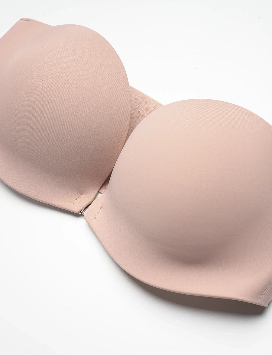 Calvin Klein - FRONT CLASP PU STRAPLESS - strapless bras - cedar - 4
