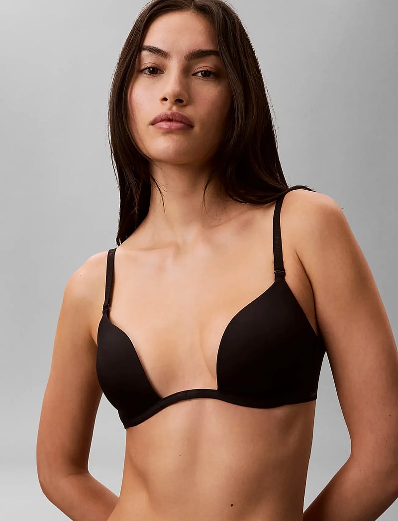 Calvin Klein - LIGHTLY LINED PLUNGE - t-shirt bh'er - black - 4