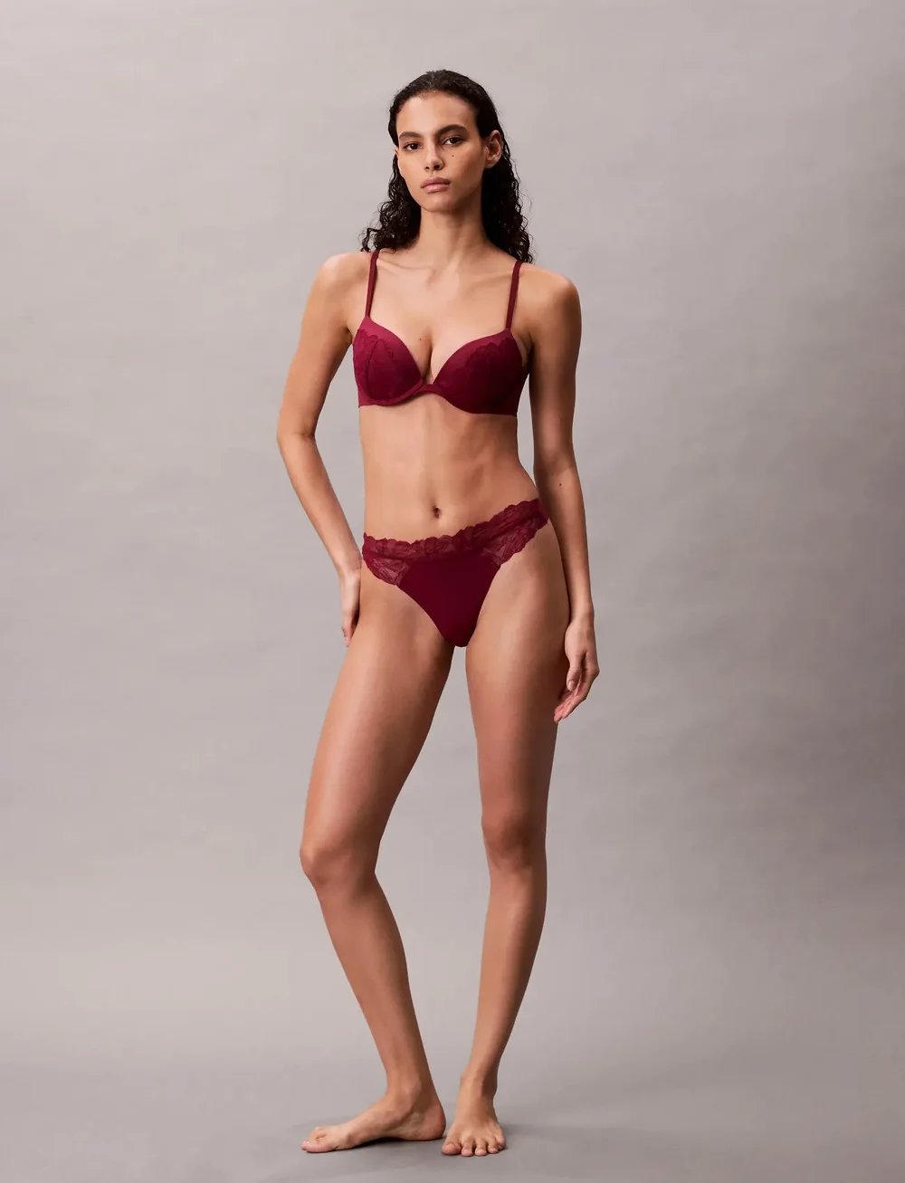 Calvin Klein - PUSH UP PLUNGE - push up bh - alluring pink - 0