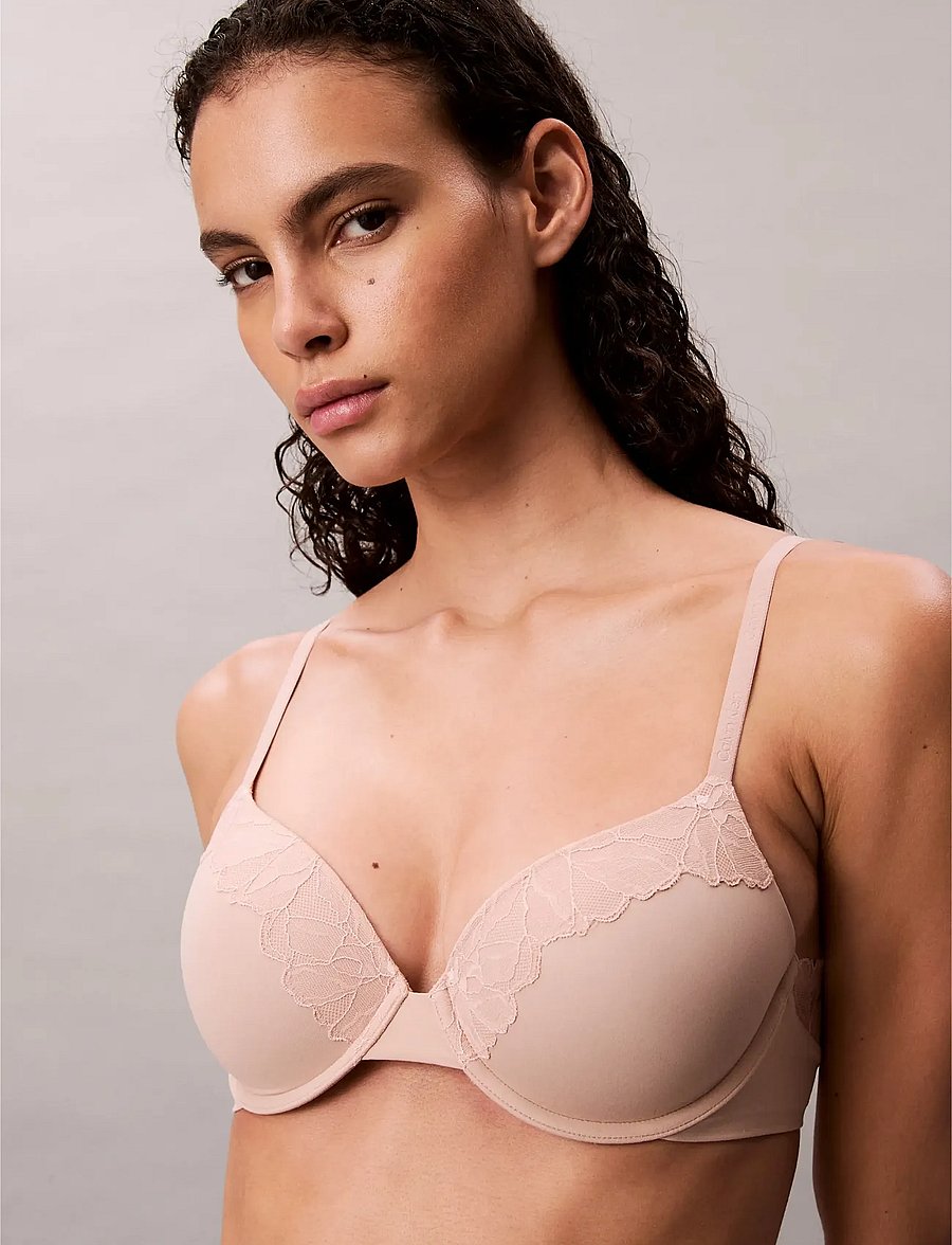 Calvin Klein - LGHT LINED PERFECT COVERAGE - push up bh'er - cedar - 4