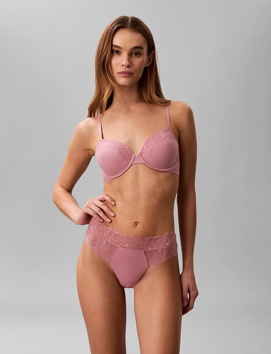 Calvin Klein - LGHT LINED PERFECT COVERAGE - push-up bhs - soft mauve - 3