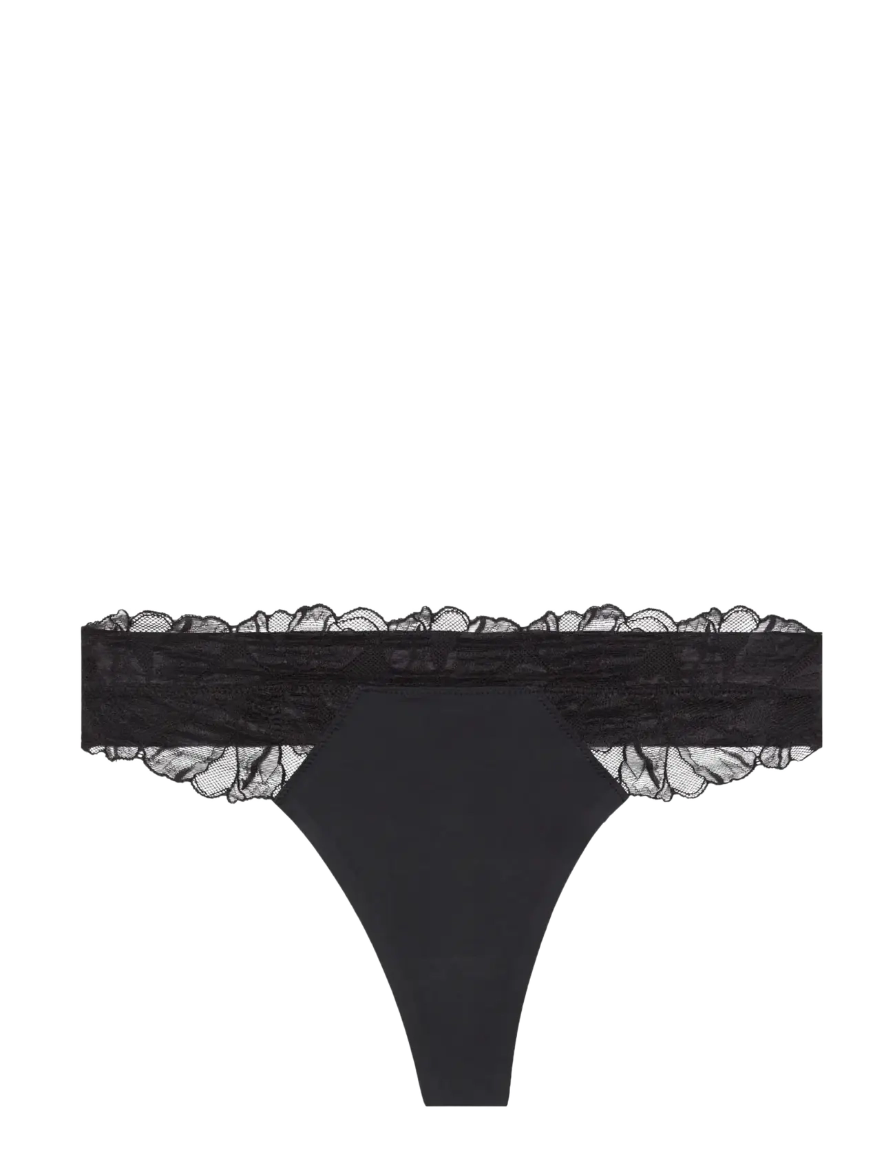Calvin Klein THONG - Stringid - BLACK / black