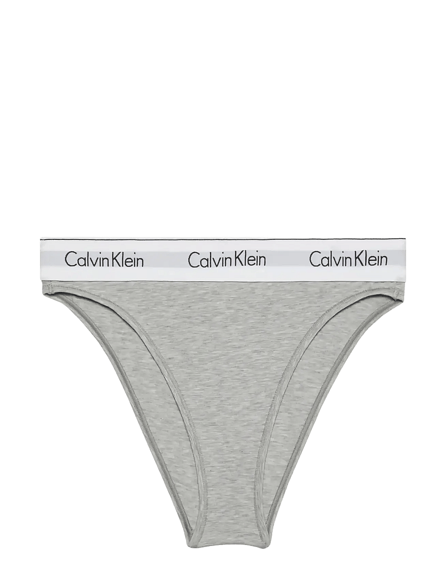 Calvin Klein - HIGH LEG BIKINI - briefs - grey heather - 1