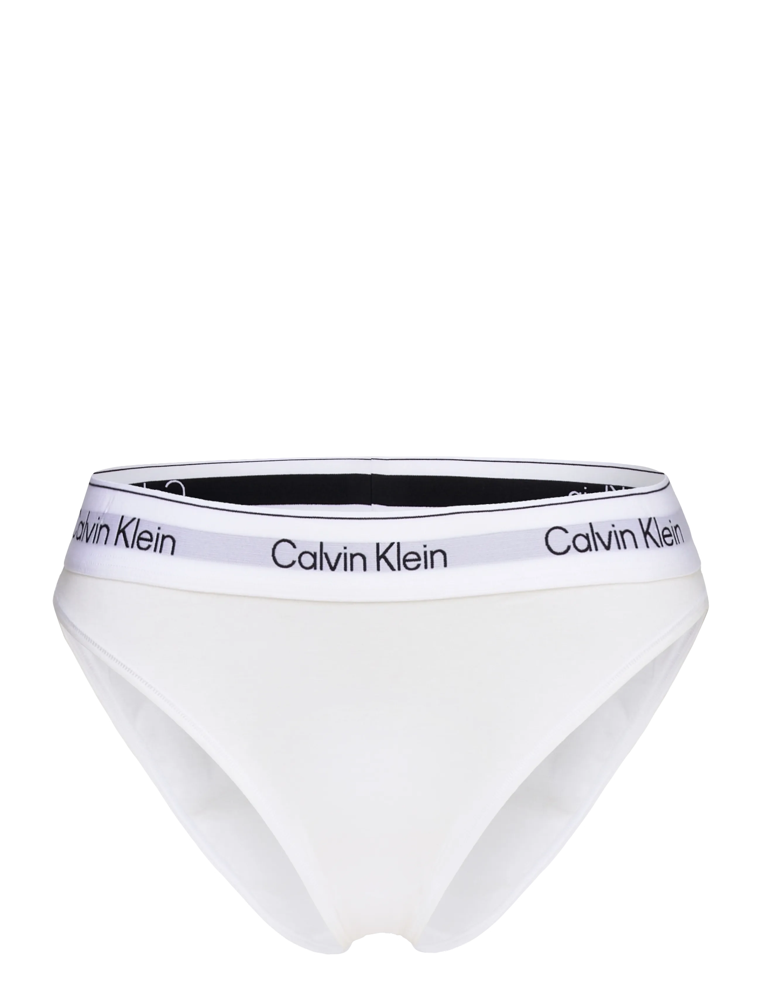 Calvin Klein HIGH LEG BIKINI - Pesu - WHITE / white