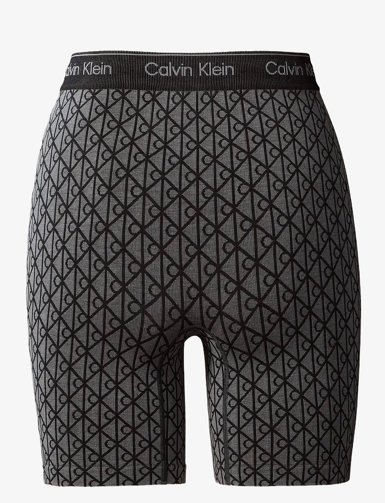 Calvin Klein - MID THIGH SHORT - treningstights - seamless emblem pale liquid grey - 1