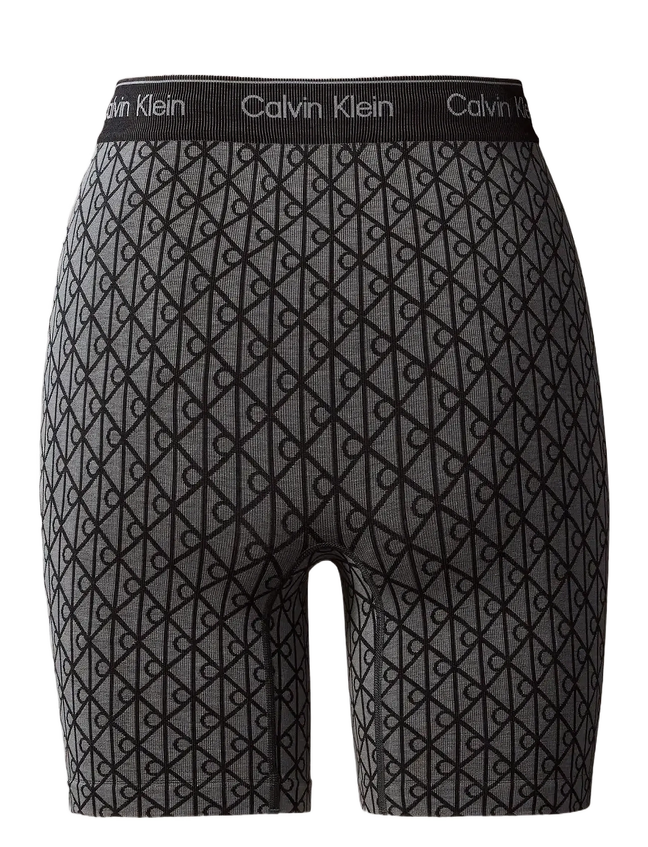 Calvin Klein - MID THIGH SHORT - treningstights - seamless emblem pale liquid grey - 1