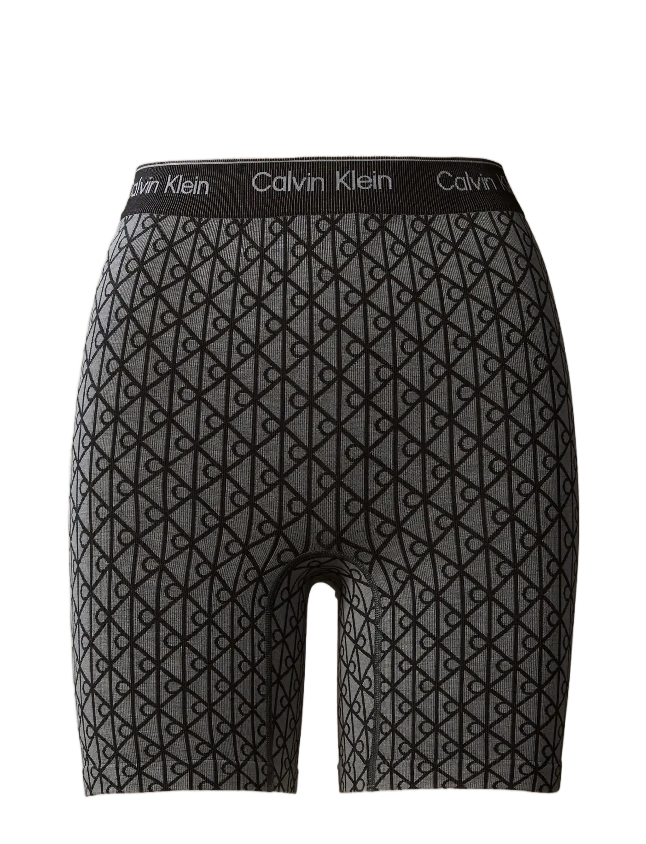 Calvin Klein MID THIGH SHORT - View all - 19163 SEAMLESS EMBLEM+PALE LIQUID G / grey