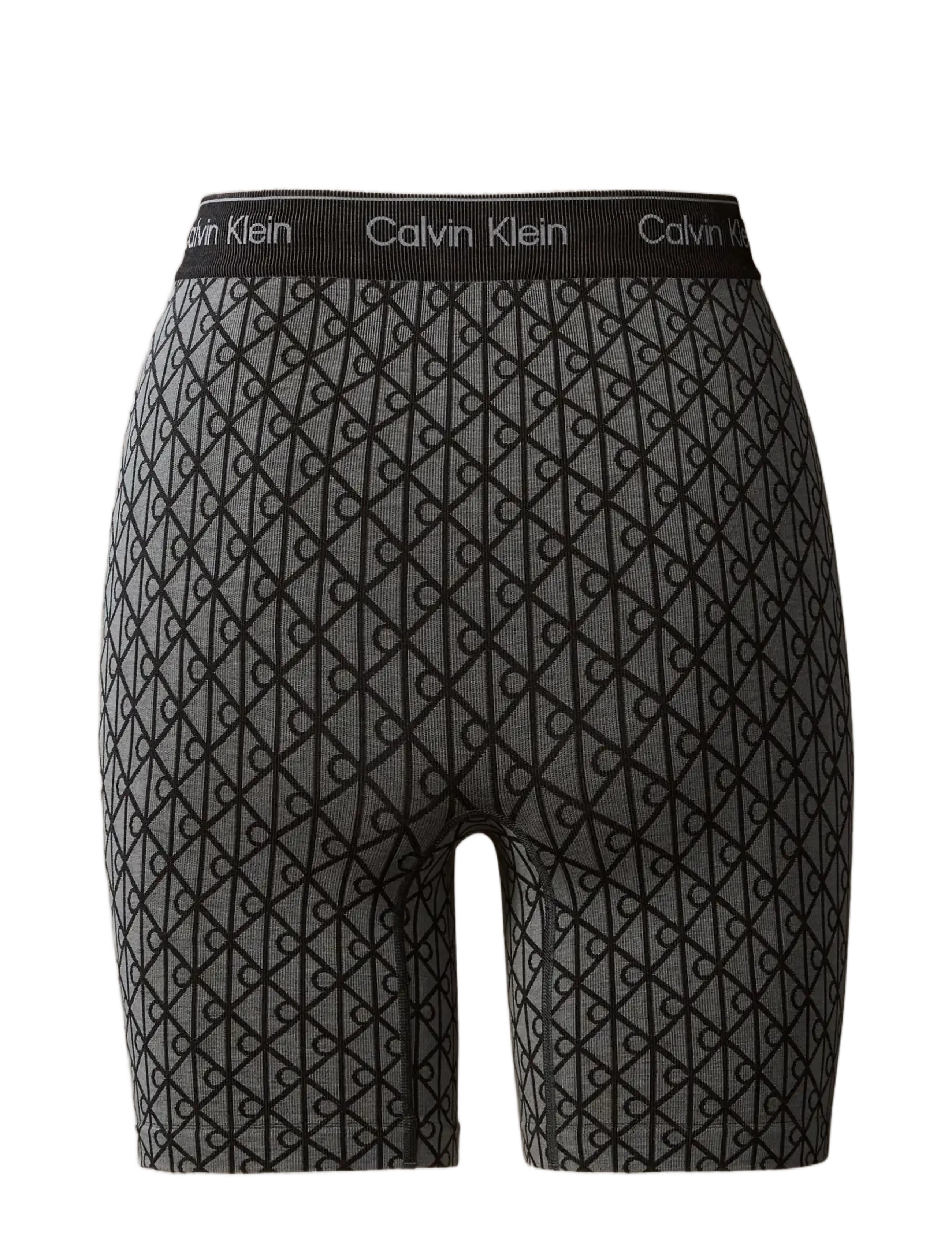 Calvin Klein - MID THIGH SHORT - 1/2 længde - 19163 seamless emblem+pale liquid g - 1