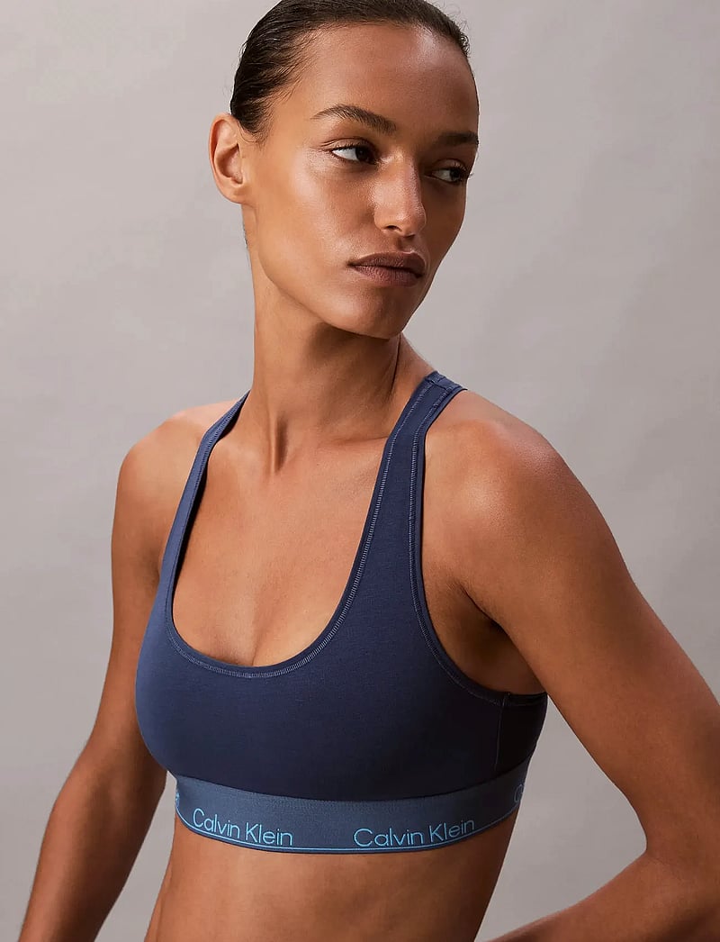 Calvin Klein - UNLINED BRALETTE - bralette - dark denim - 2