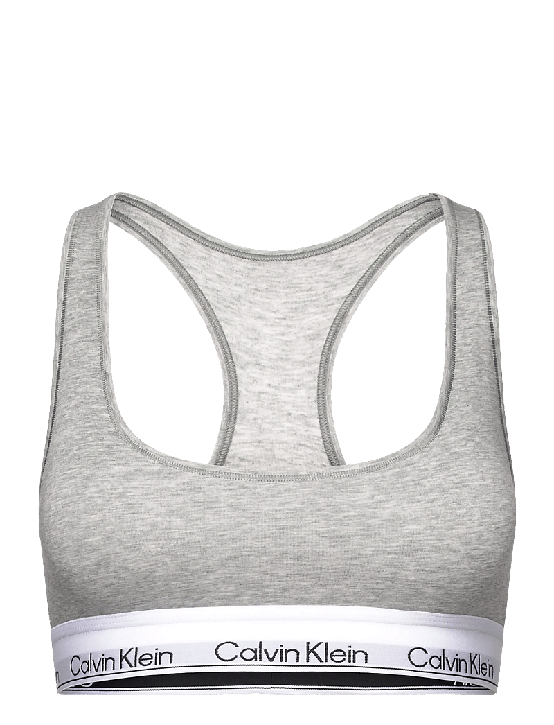 Calvin Klein - UNLINED BRALETTE - bralette - grey heather - 1