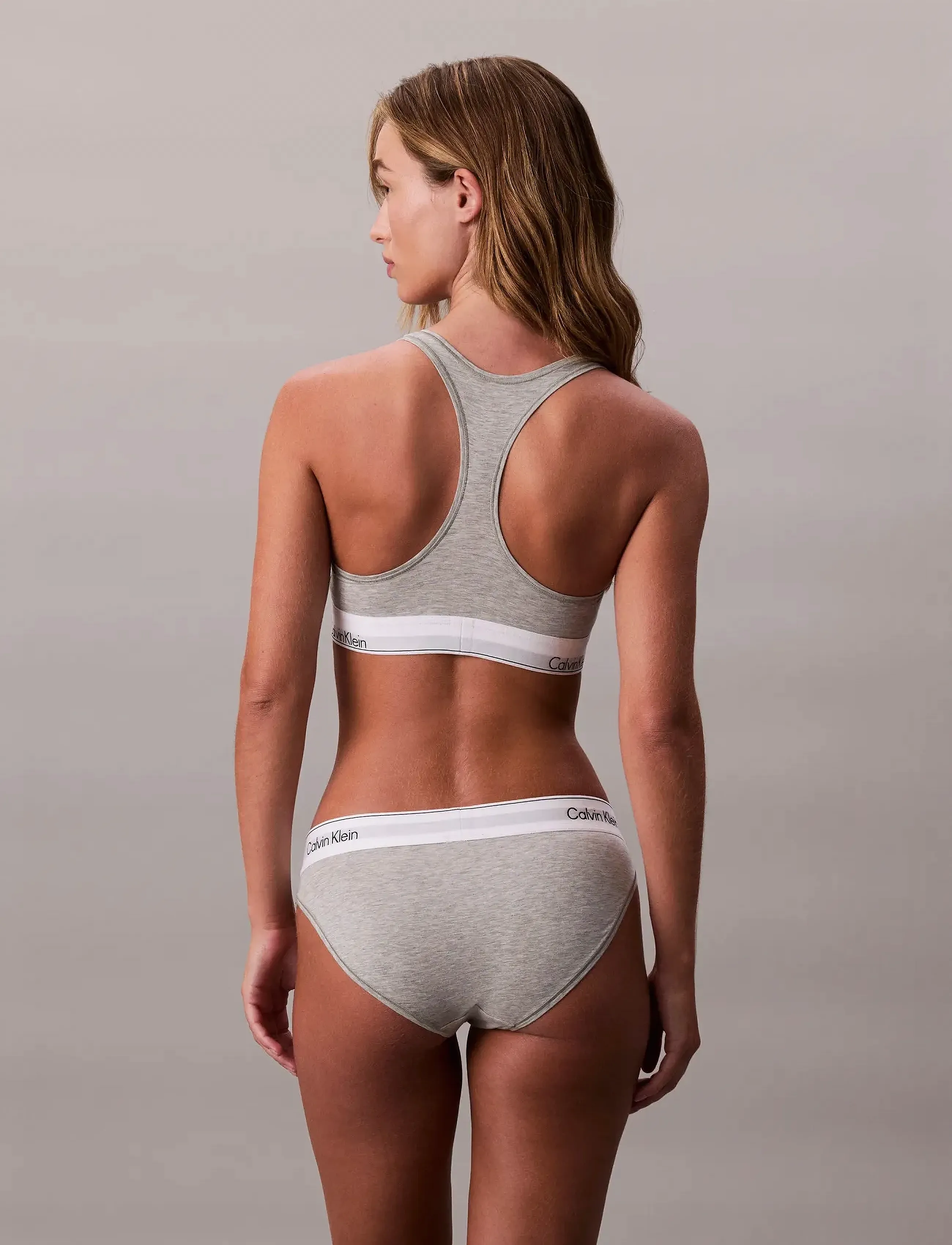 Calvin Klein - UNLINED BRALETTE - bralette - grey heather - 5