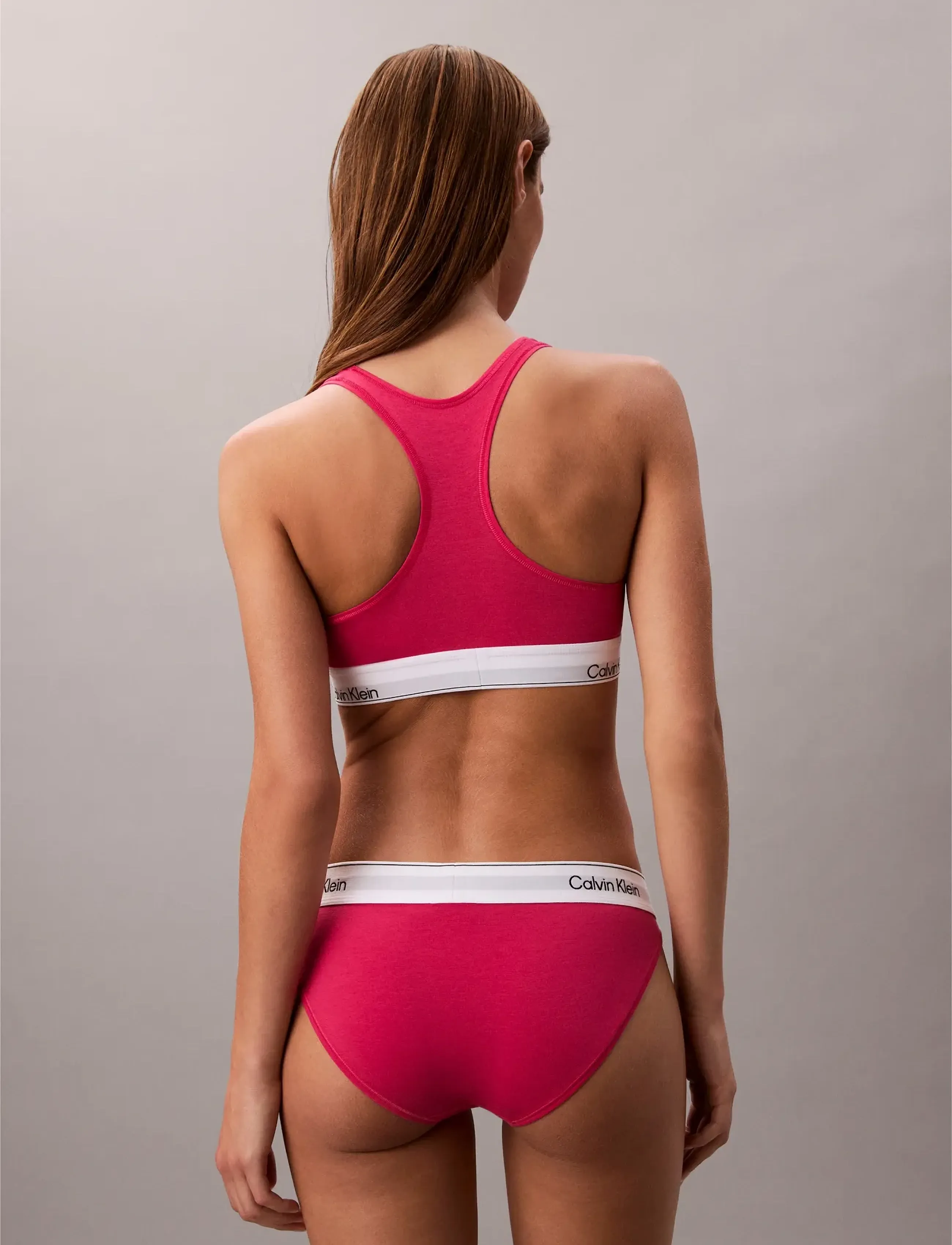 Calvin Klein - UNLINED BRALETTE - mjuka bh:ar - vibrant pink - 4