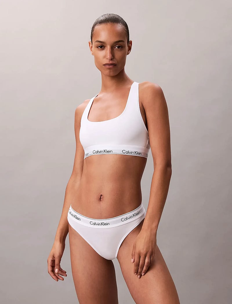 Calvin Klein - UNLINED BRALETTE - bralette - white - 3