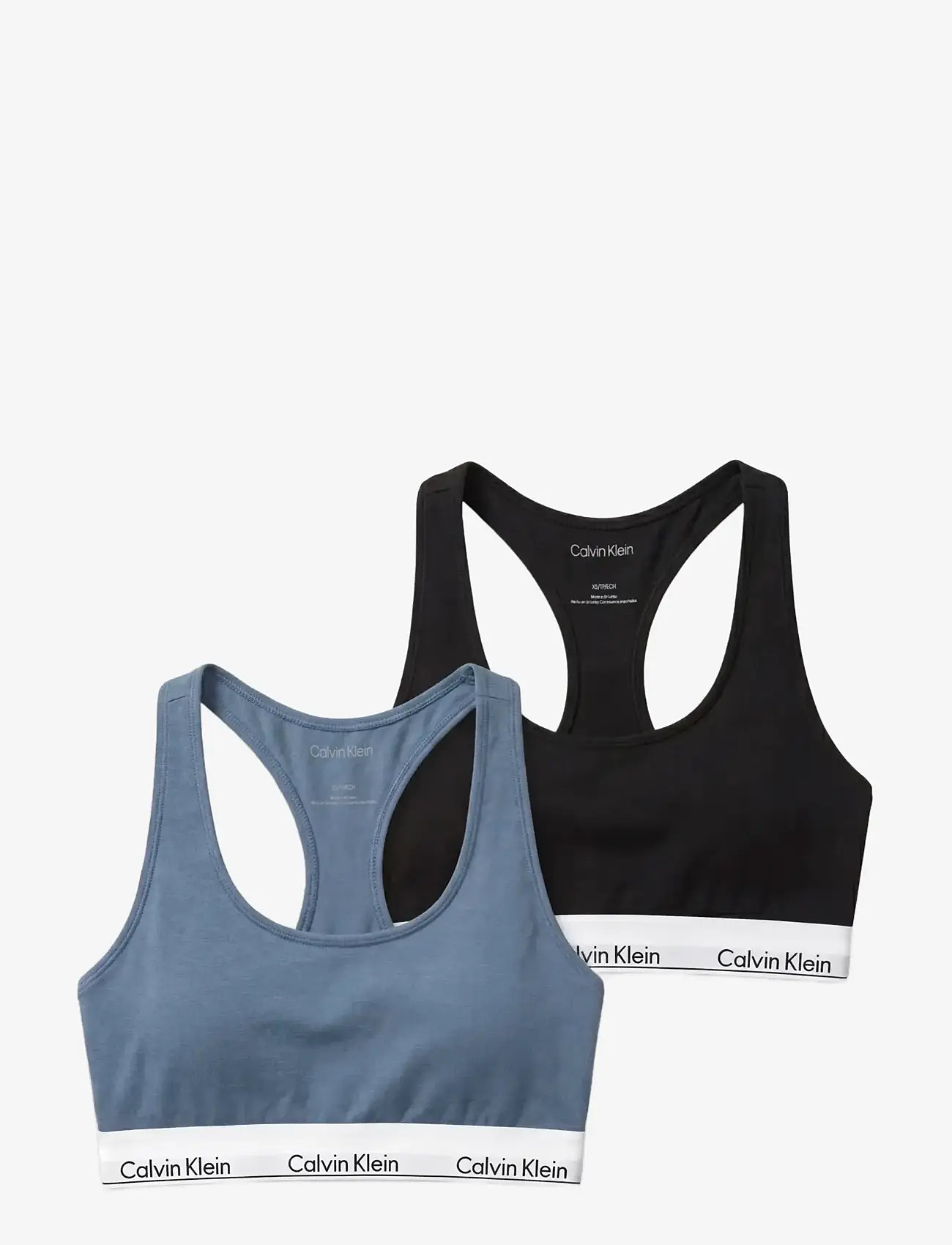 Calvin Klein - BRALETTE 2PK - bralette - black blue tulip - 1