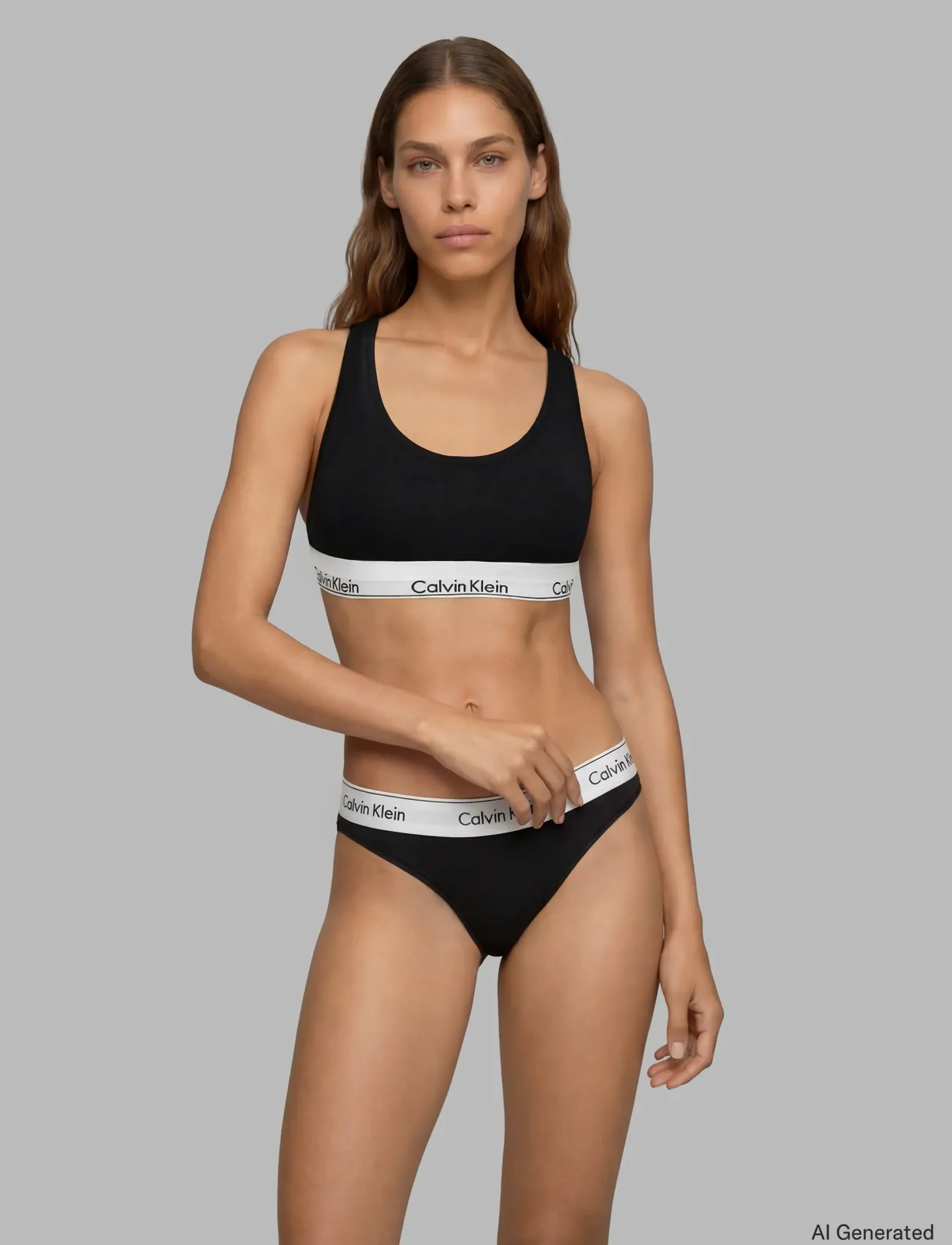 Calvin Klein - BRALETTE 2PK - bralette - black blue tulip - 3