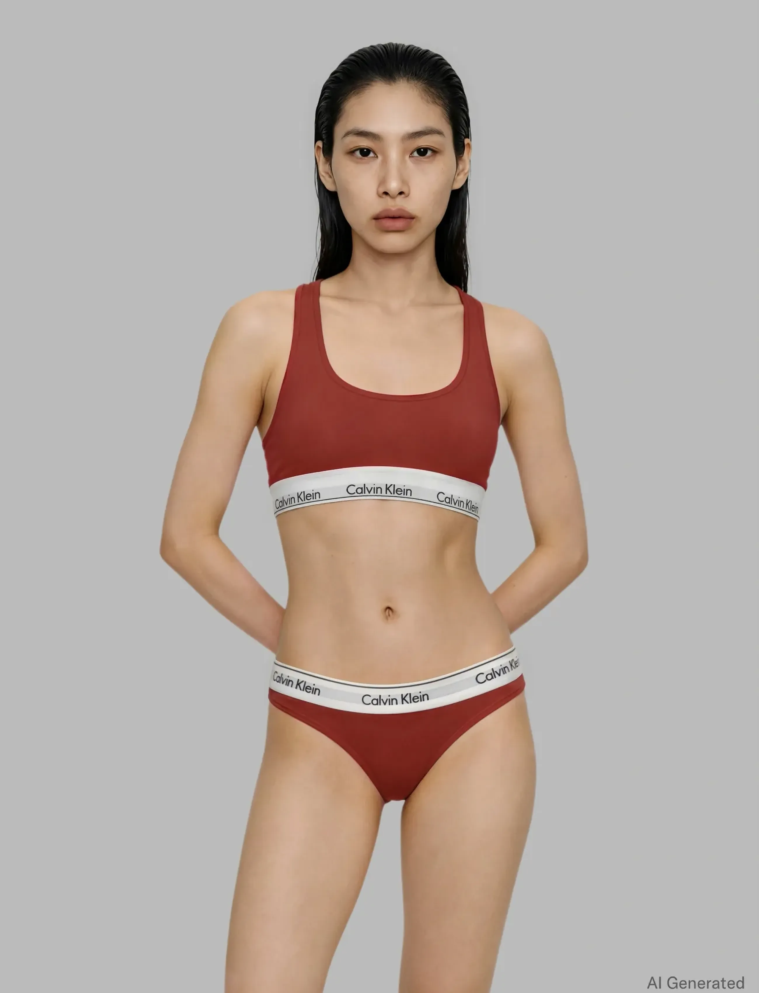 Calvin Klein - BRALETTE 2PK - bralette - black chili oil - 3