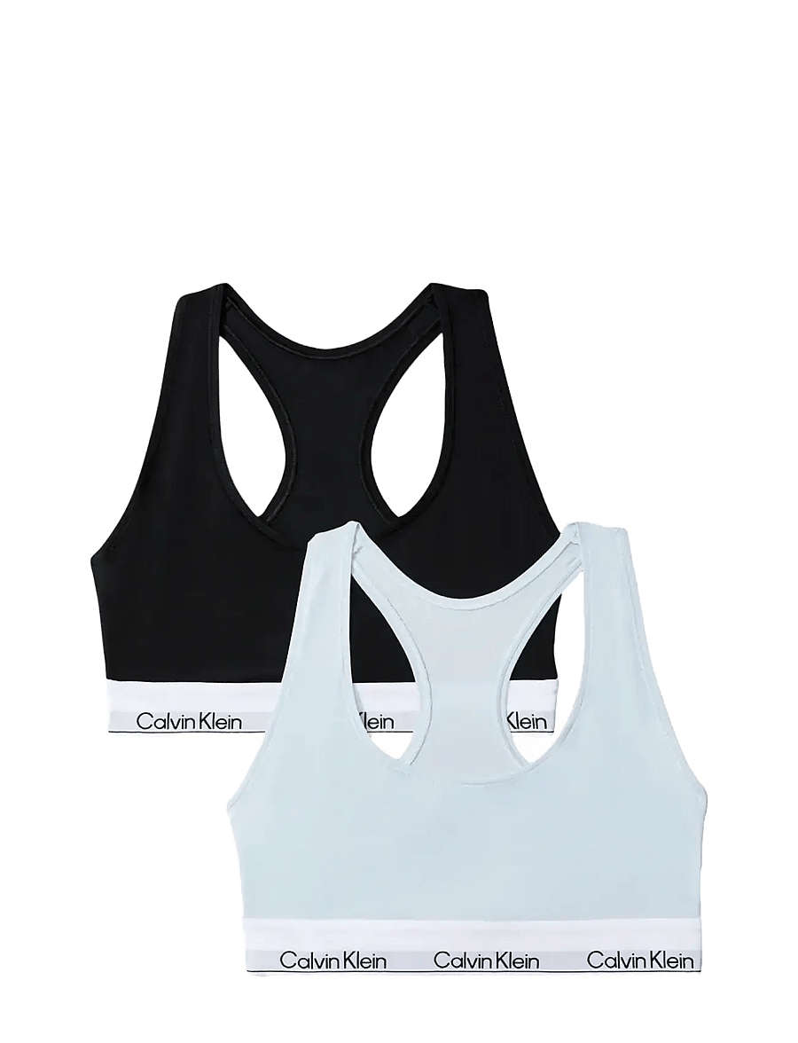 Calvin Klein - BRALETTE 2PK - bralette - black plein air - 1