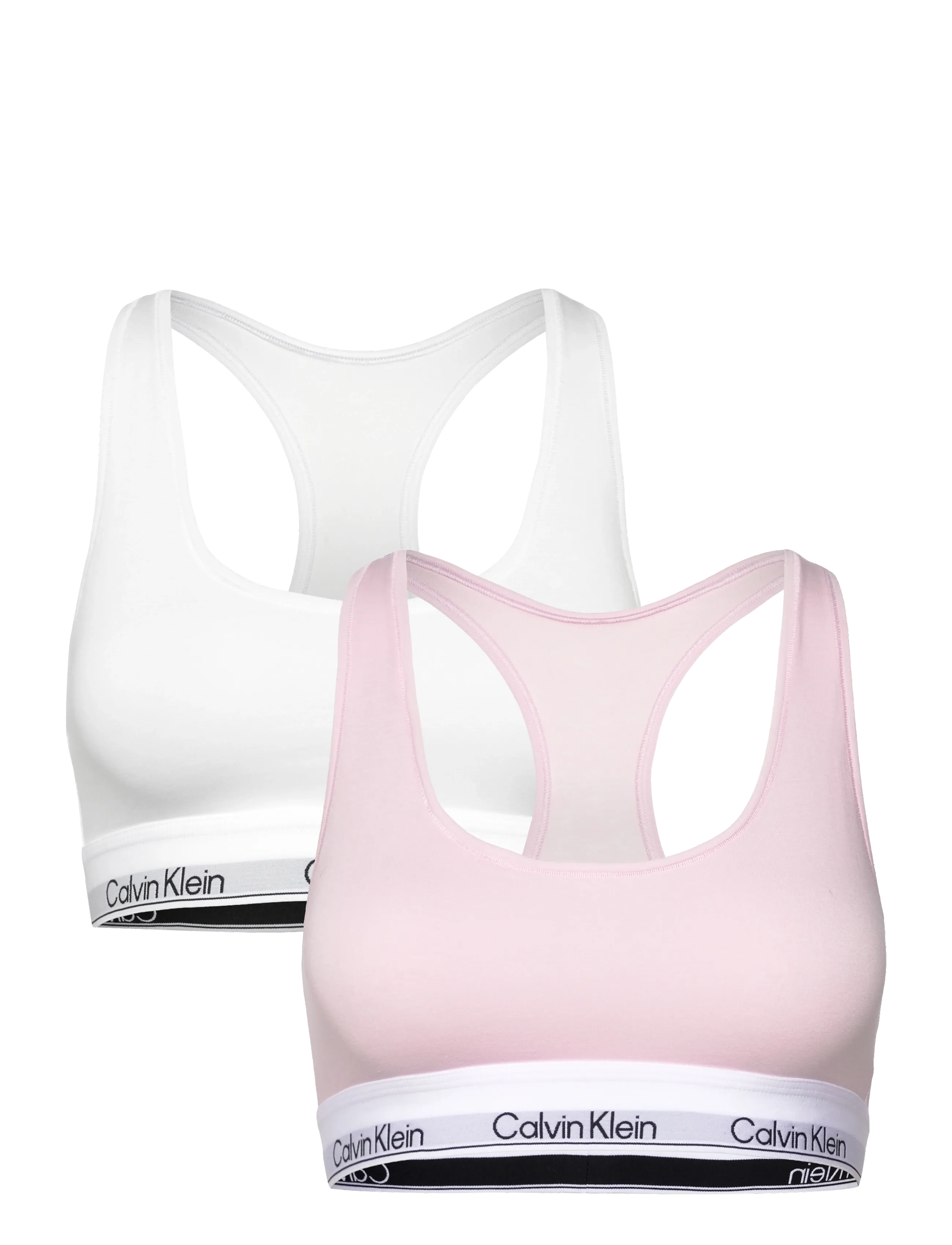 Calvin Klein BRALETTE 2PK - BHs - WHITE CRADLE PINK / white
