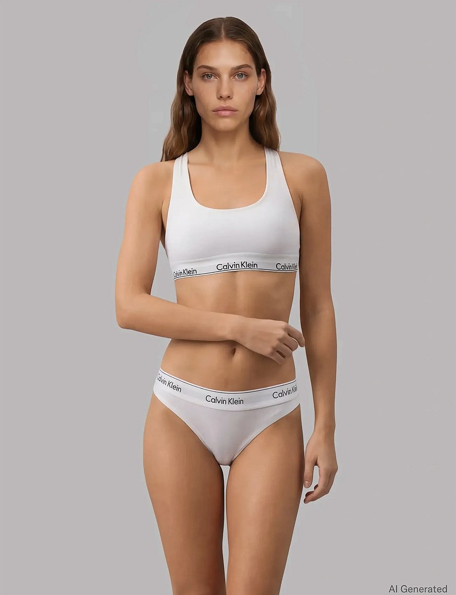 Calvin Klein - BRALETTE 2PK - bralette - white cradle pink - 3