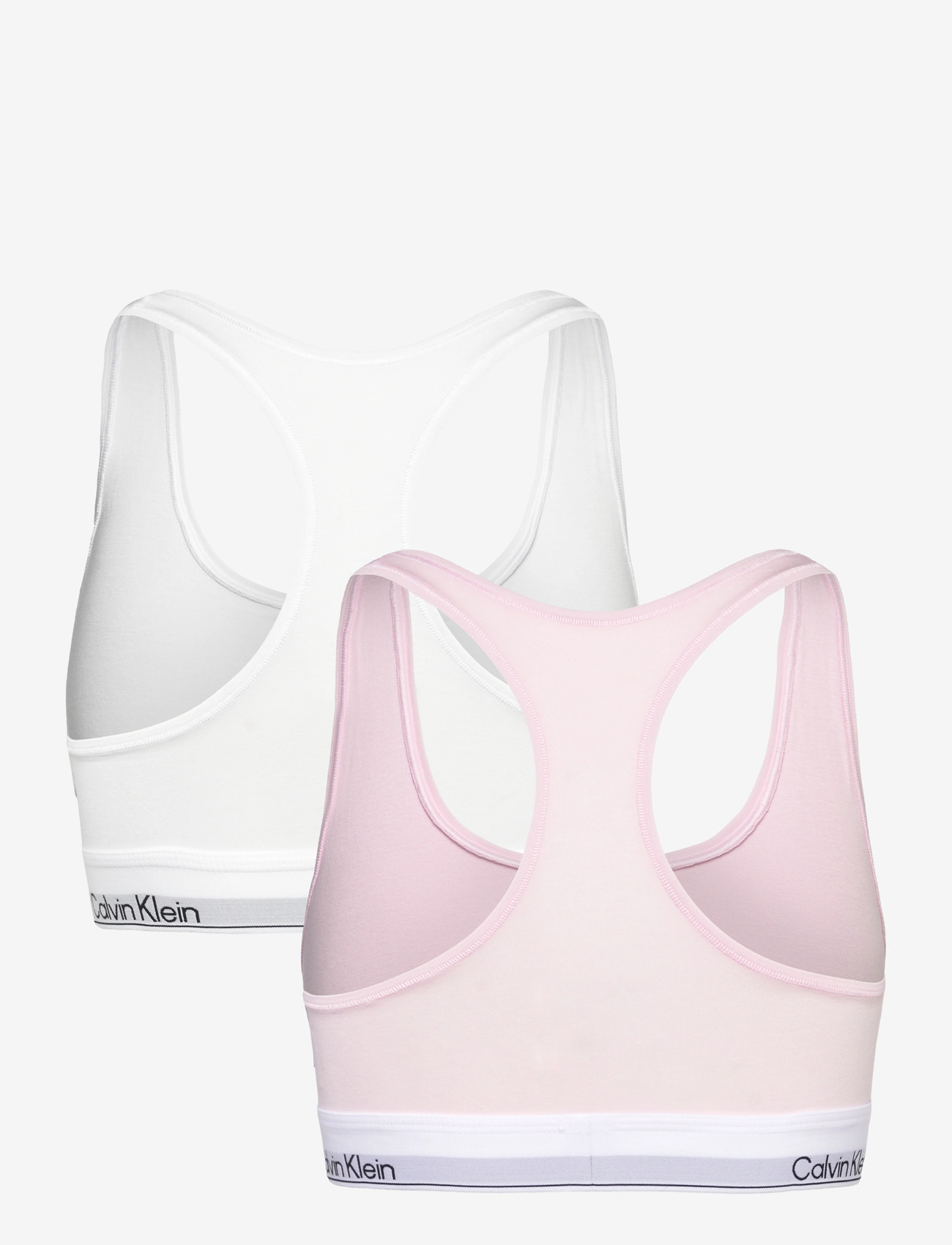 Calvin Klein - BRALETTE 2PK - rinnahoidja - white cradle pink - 5