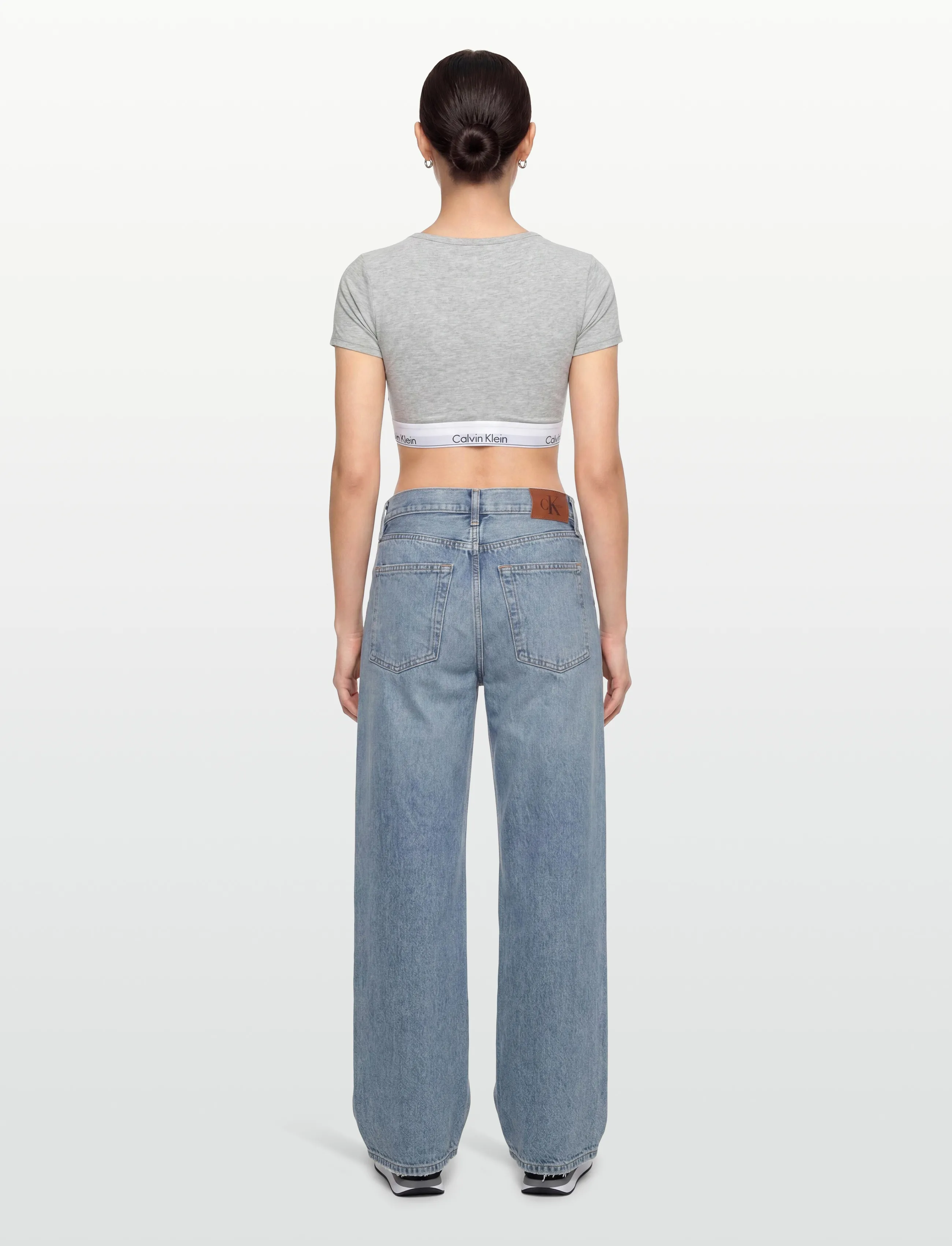 Calvin Klein - T-SHIRT BRALETTE - bralette - grey heather - 5