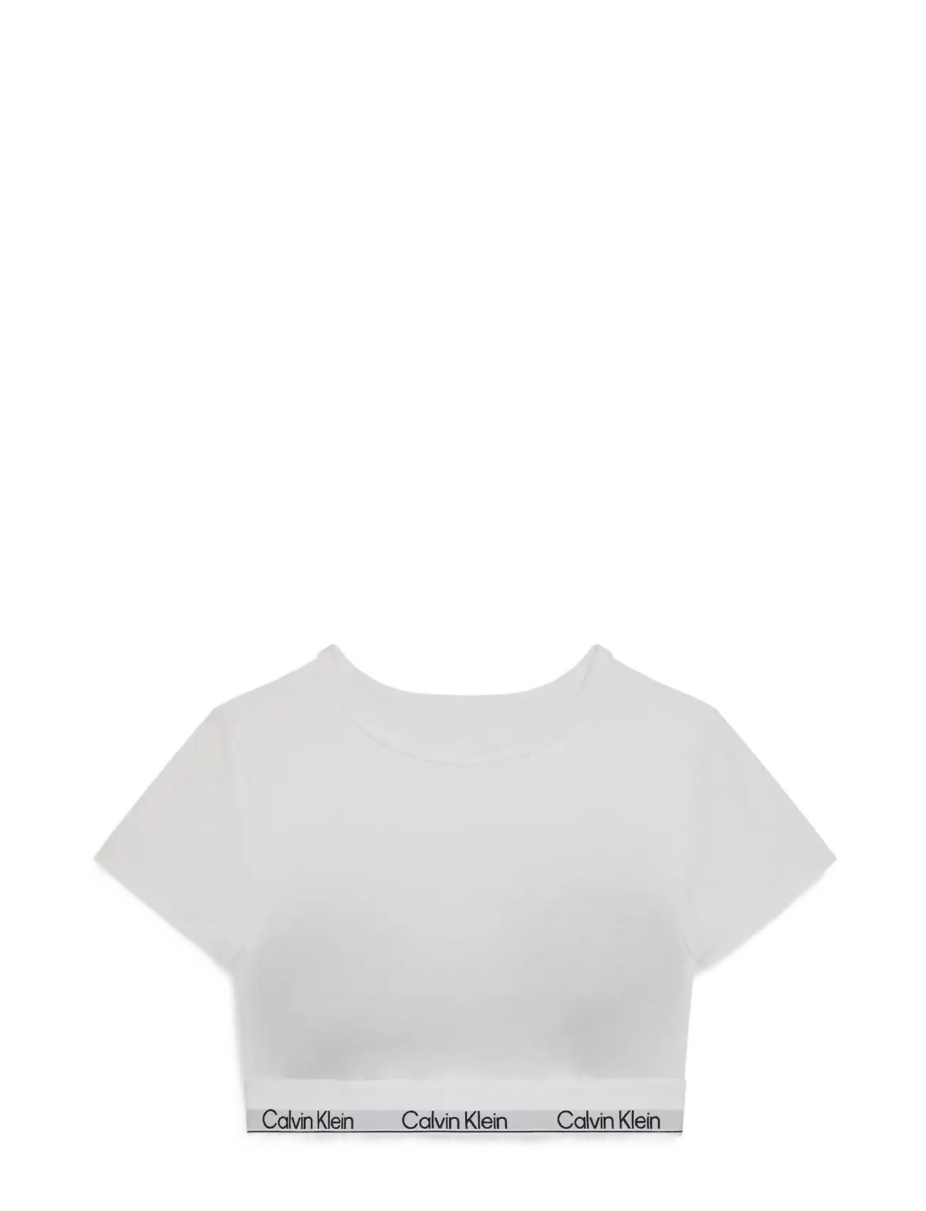 CALVIN KLEIN T-Shirt Bralette Weiß - XS - Damen
