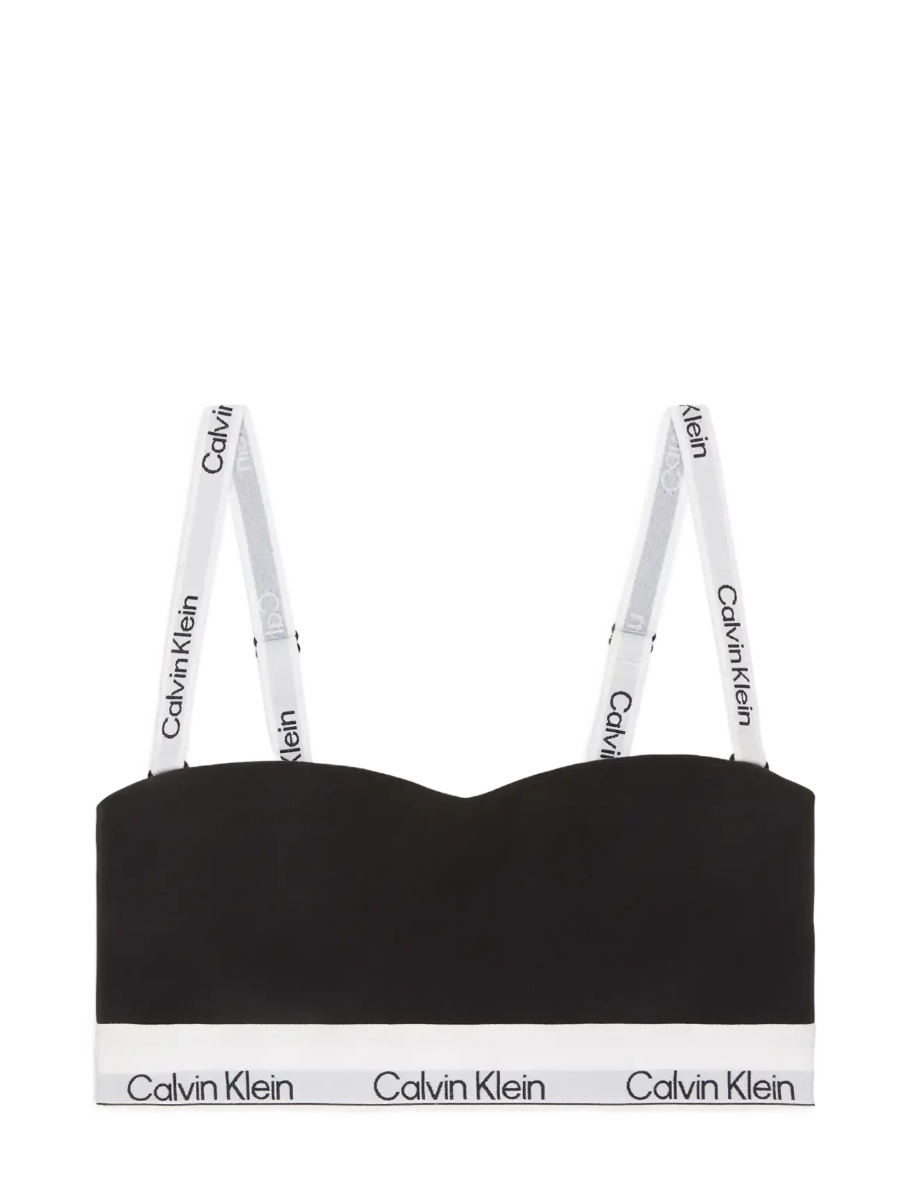Calvin Klein LIGHTLY LINED BANDEAU - BHs - BLACK / black