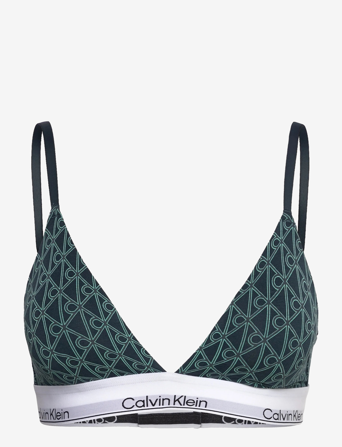 Calvin Klein - LIGHTLY LINED TRIANGLE - bralette - bijou modern emblem outline+stratif - 1