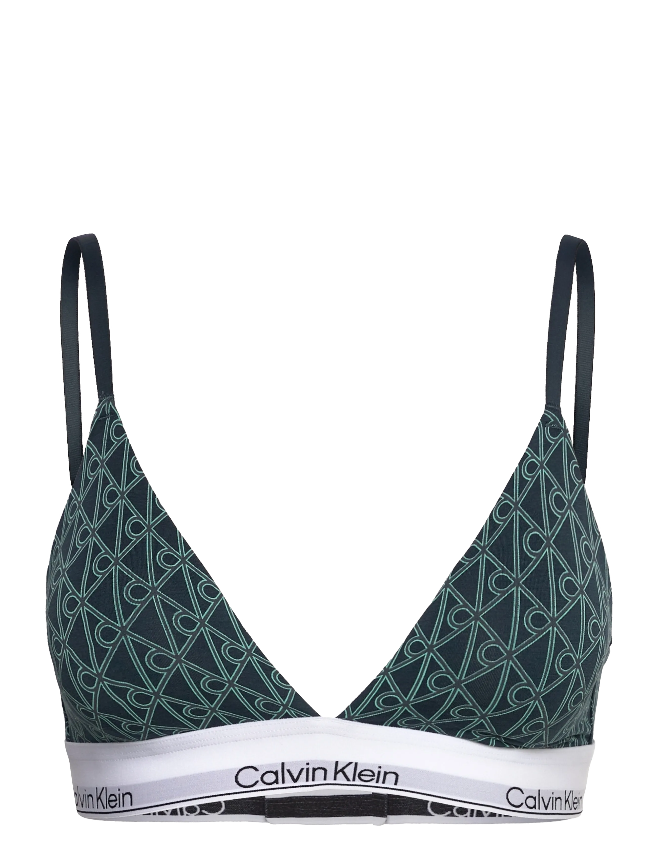 Calvin Klein LIGHTLY LINED TRIANGLE - Bløde BH'er - BIJOU MODERN EMBLEM OUTLINE+STRATIF / multi