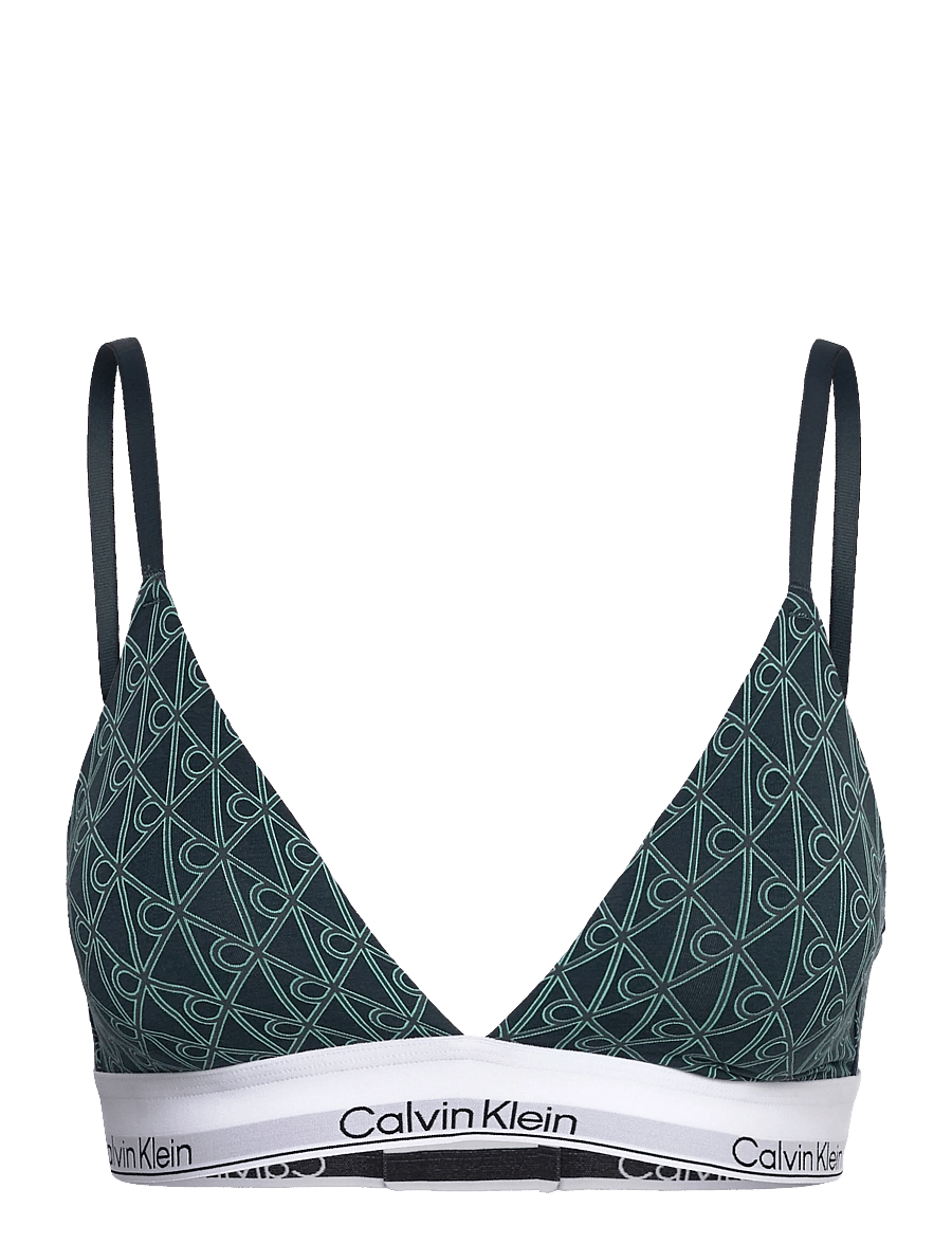 Calvin Klein - LIGHTLY LINED TRIANGLE - bralette - bijou modern emblem outline+stratif - 1