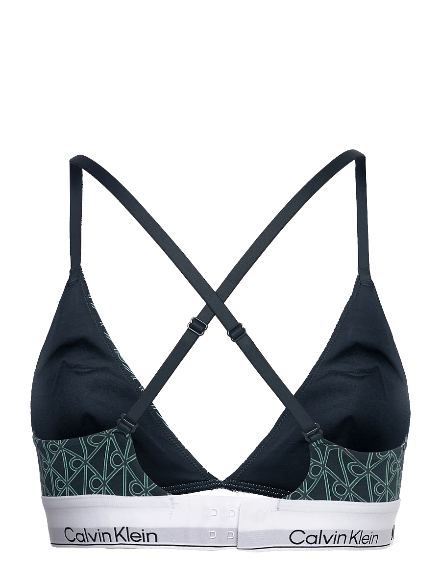 Calvin Klein - LIGHTLY LINED TRIANGLE - bralette - bijou modern emblem outline+stratif - 3