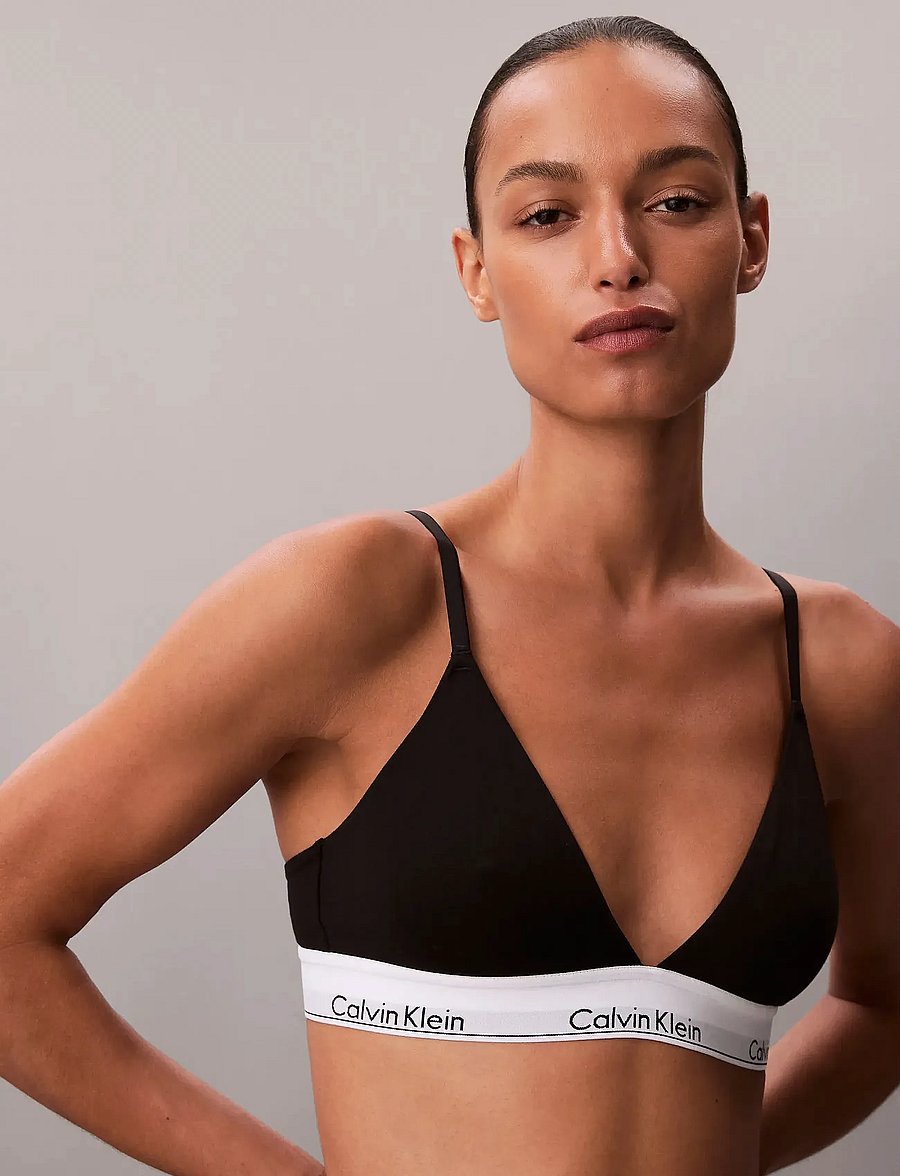 Calvin Klein - LIGHTLY LINED TRIANGLE - rinnahoidja - black(ub1) - 5