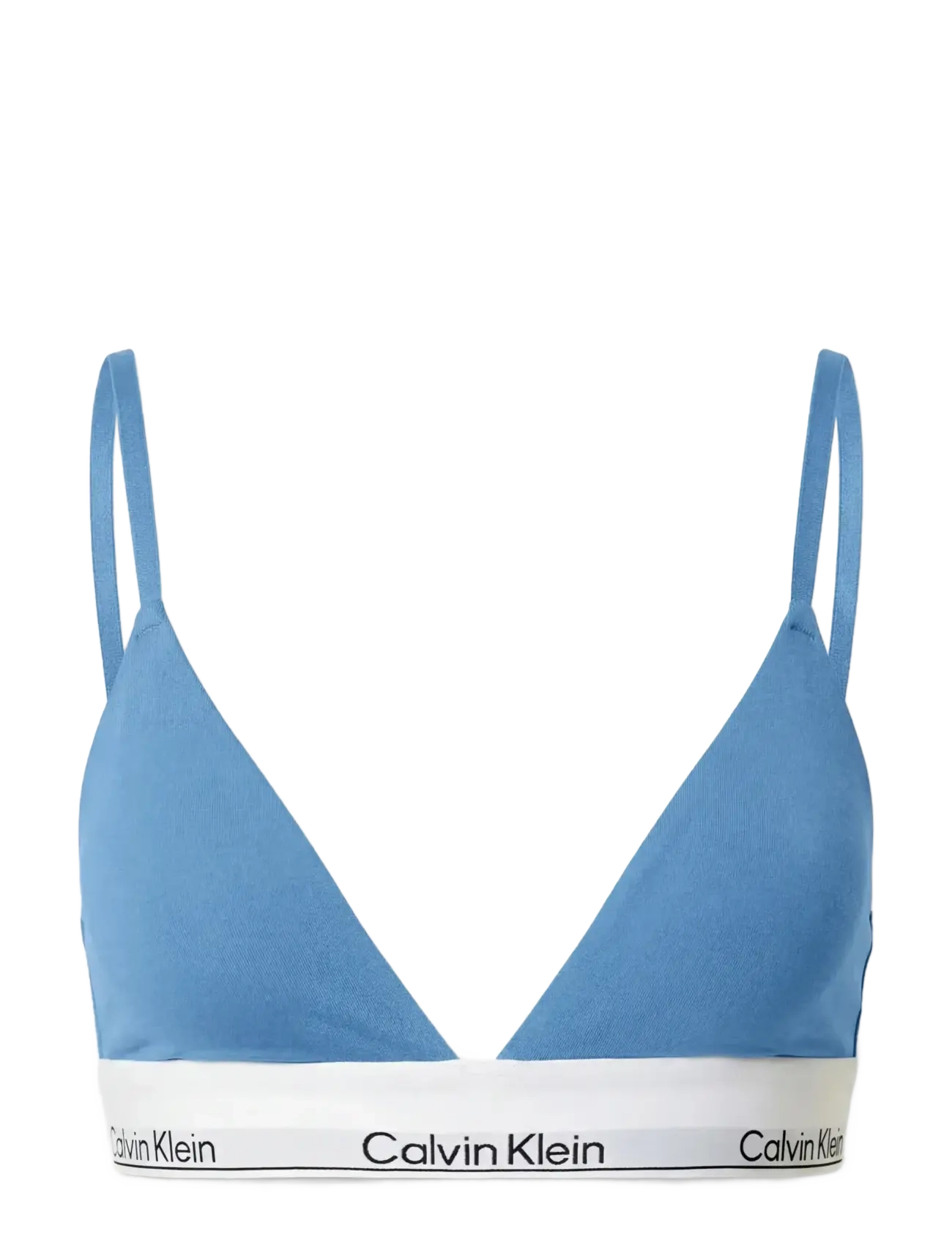 Calvin Klein LIGHTLY LINED TRIANGLE - Apatinis trikotažas - BLUE DESCENT / blue