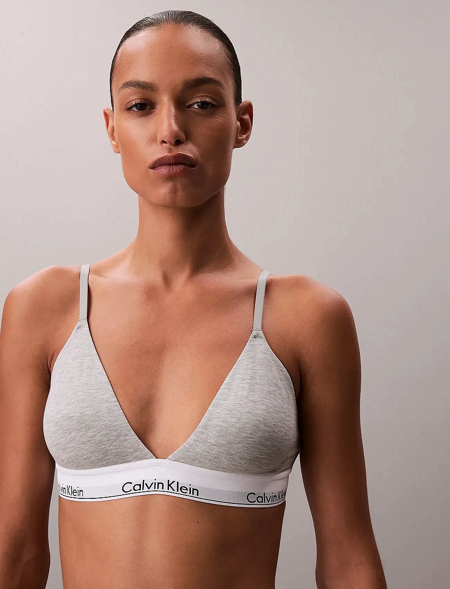 Calvin Klein - LIGHTLY LINED TRIANGLE - bralette - grey heather - 0