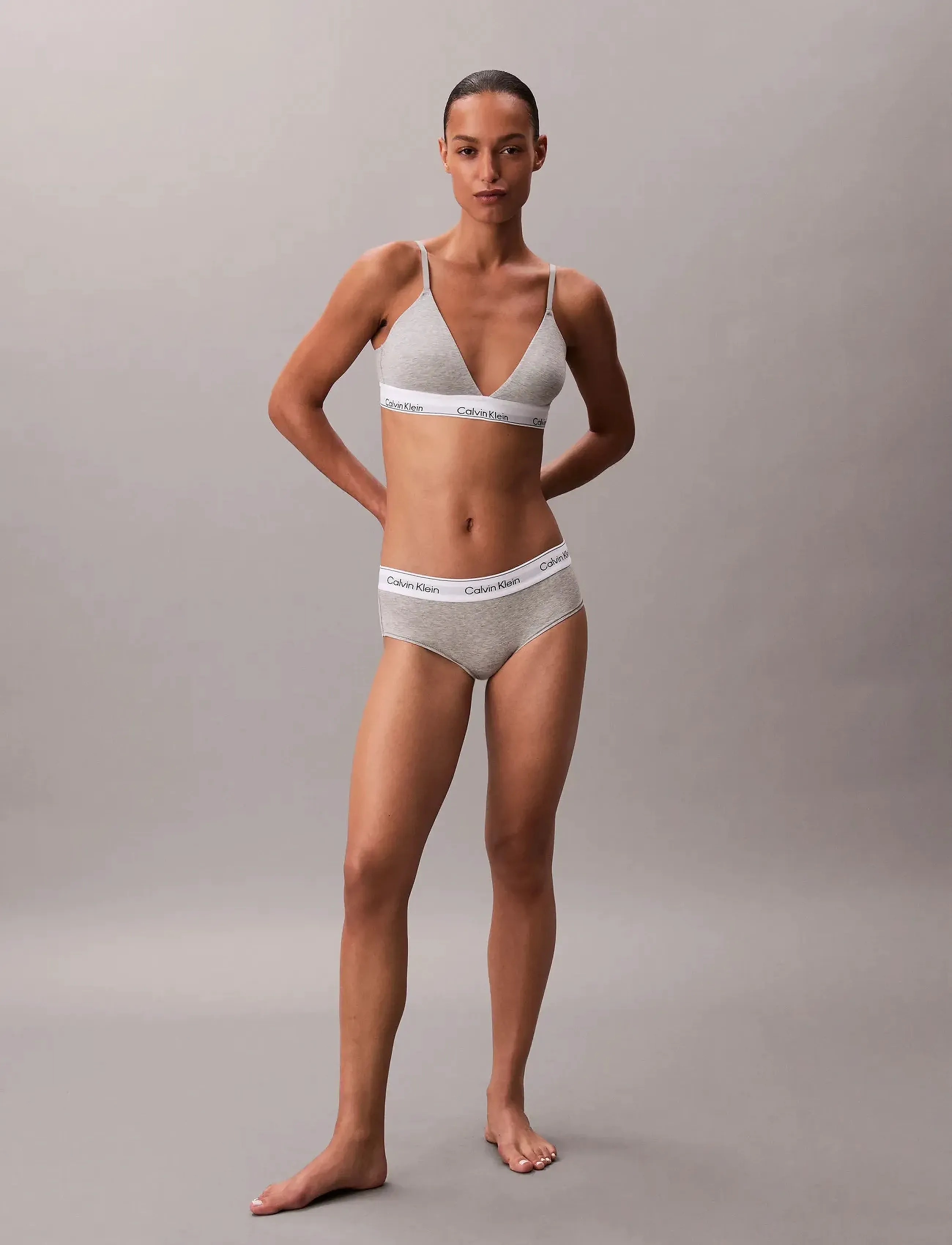 Calvin Klein - LIGHTLY LINED TRIANGLE - bralette - grey heather - 3