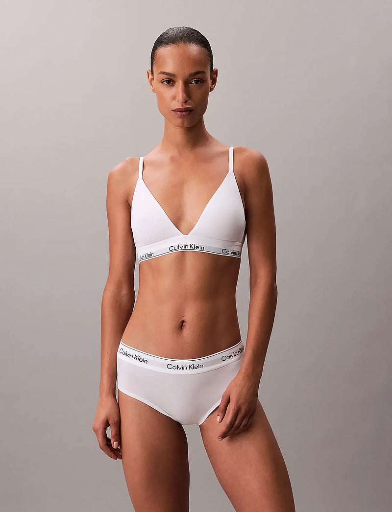 Calvin Klein - LIGHTLY LINED TRIANGLE - bralette - white - 0