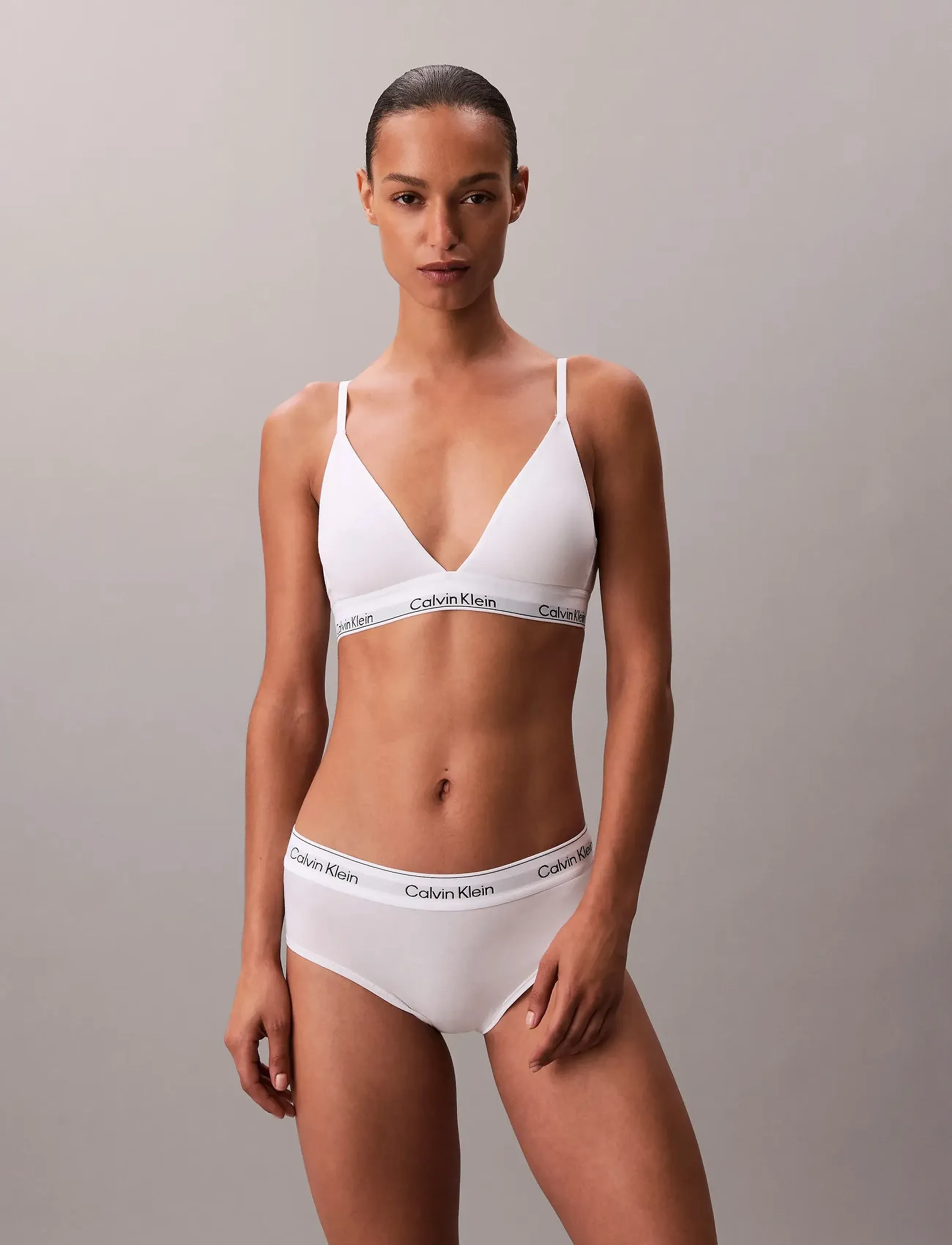 Calvin Klein - LIGHTLY LINED TRIANGLE - bralette - white - 0