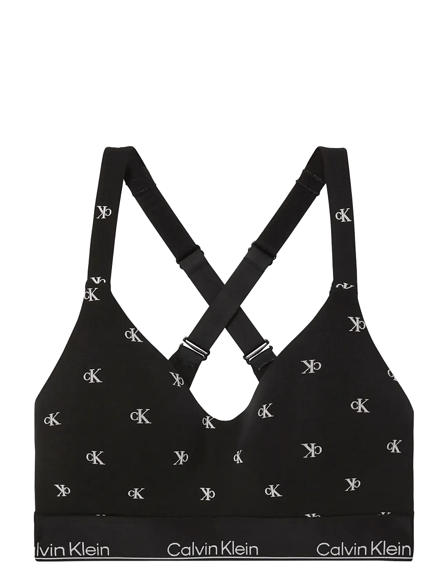 Calvin Klein - LIFT BRALETTE - bralette - diamond logo black - 1
