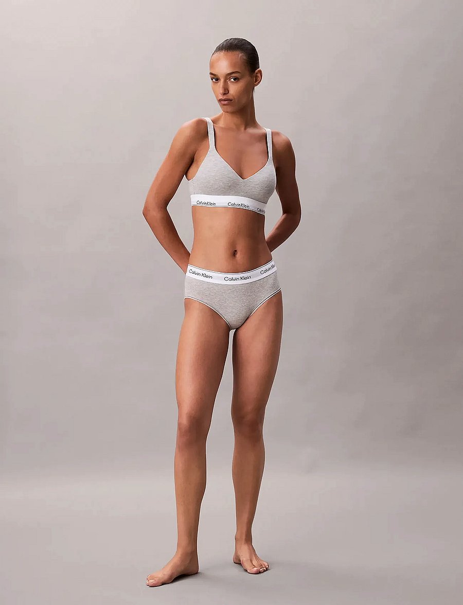 Calvin Klein - LIFT BRALETTE - bløde bh'er - grey heather - 3
