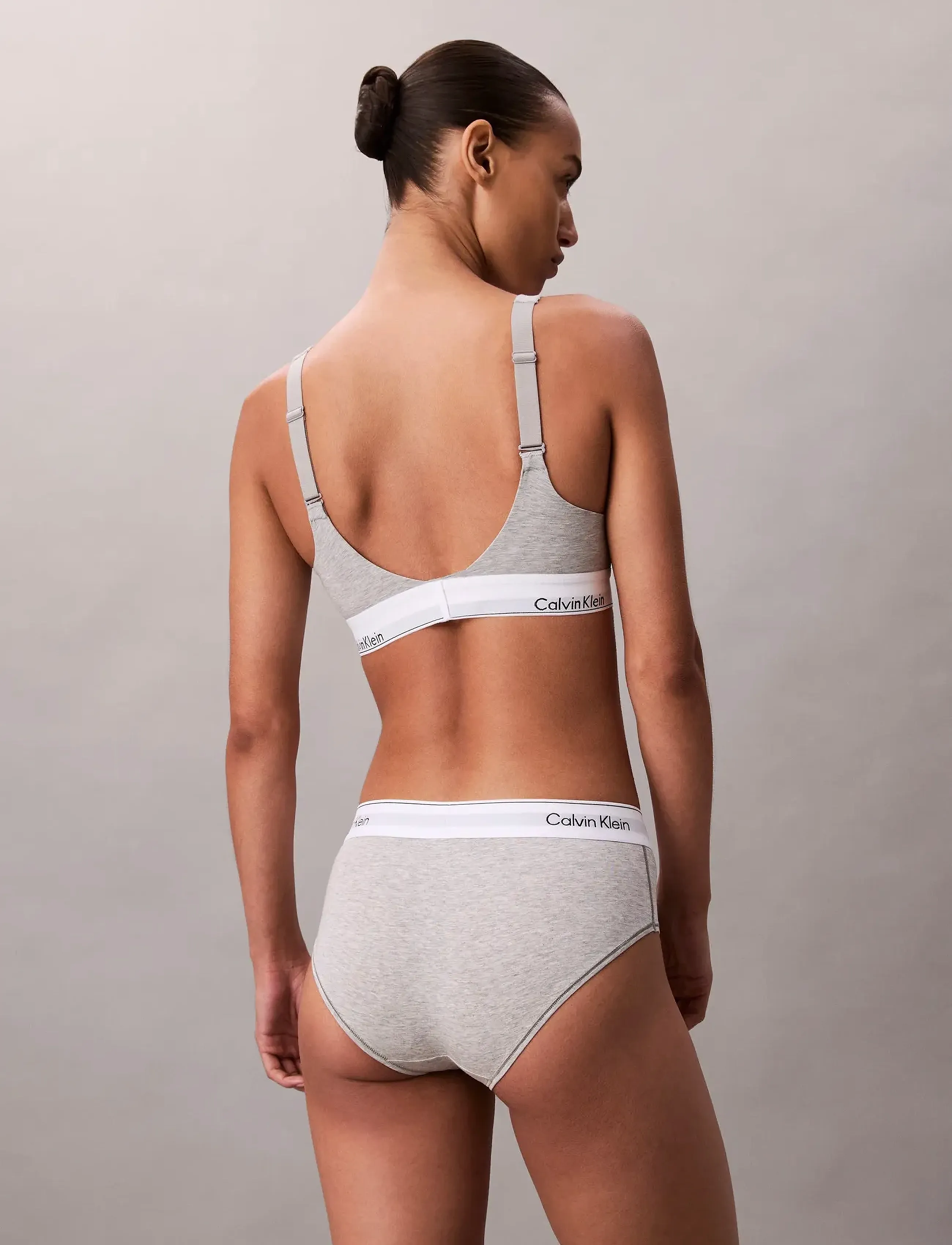 Calvin Klein - LIFT BRALETTE - bløde bh'er - grey heather - 4