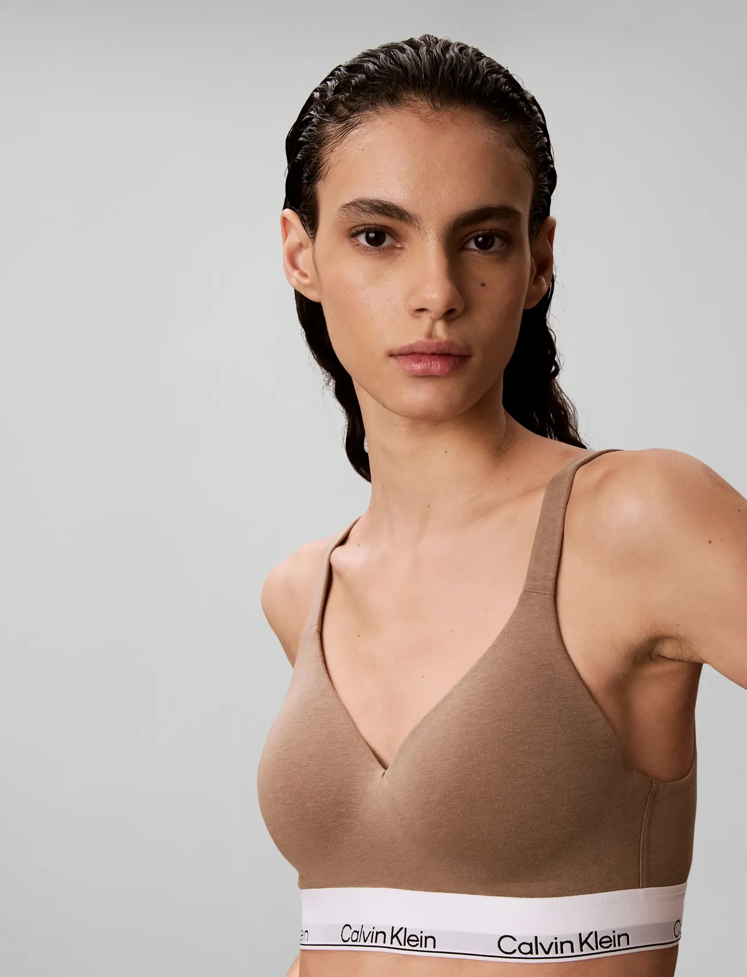 Calvin Klein - LIFT BRALETTE - bralette - soft mocha - 4