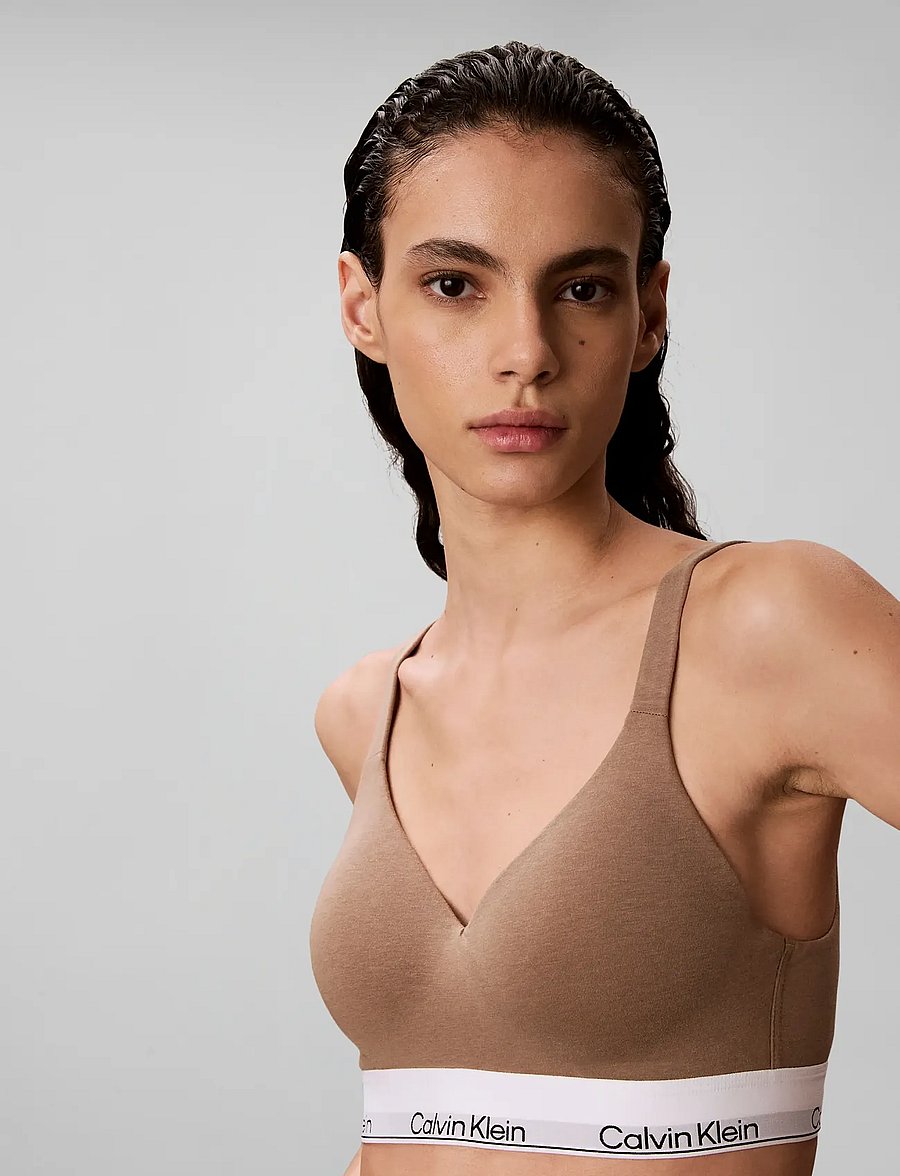 Calvin Klein - LIFT BRALETTE - bralette - soft mocha - 4