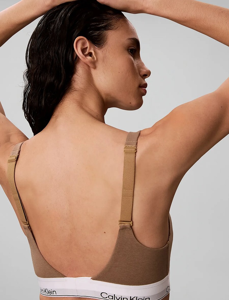 Calvin Klein - LIFT BRALETTE - bralette - soft mocha - 5