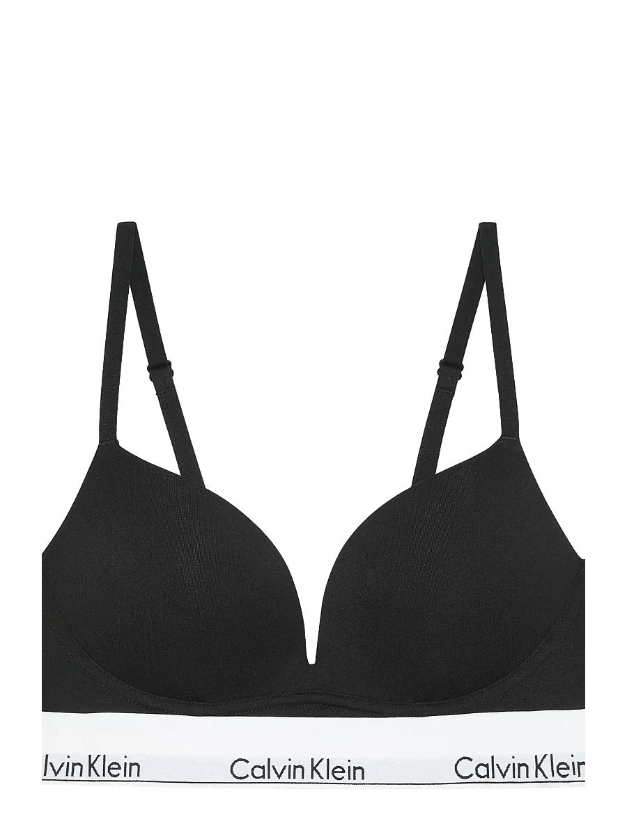Calvin Klein - PUSH UP PLUNGE - bügellose bhs - black - 1