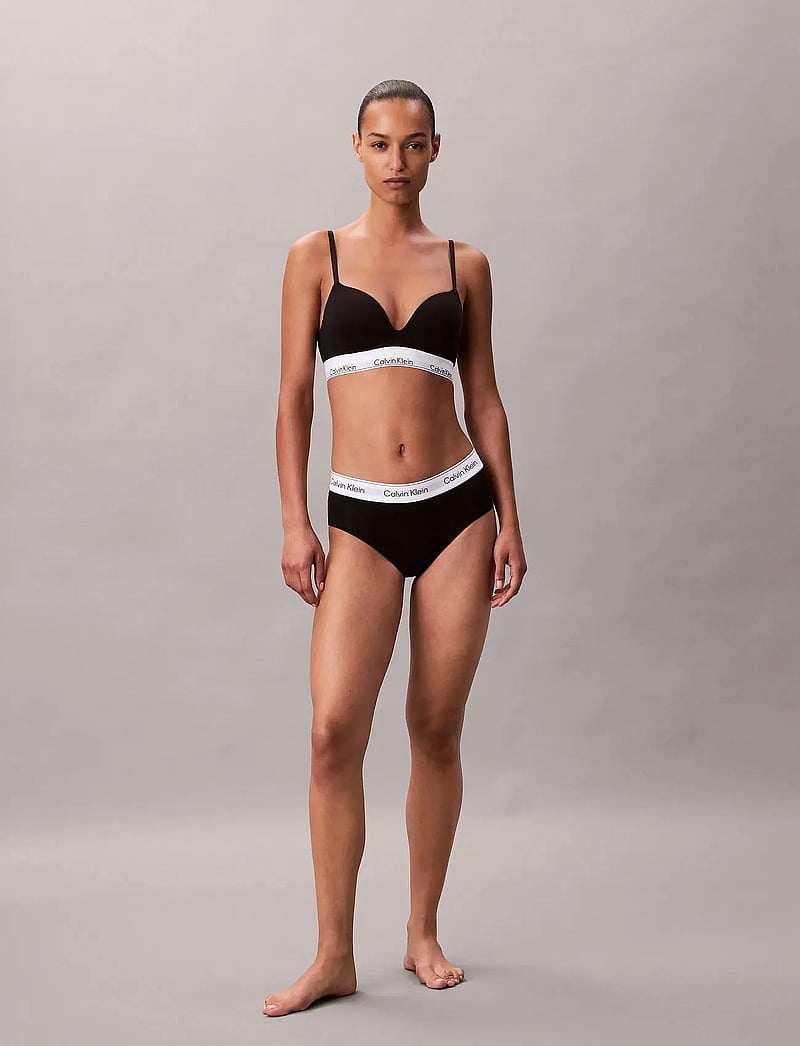 Calvin Klein - PUSH UP PLUNGE - bügellose bhs - black - 2